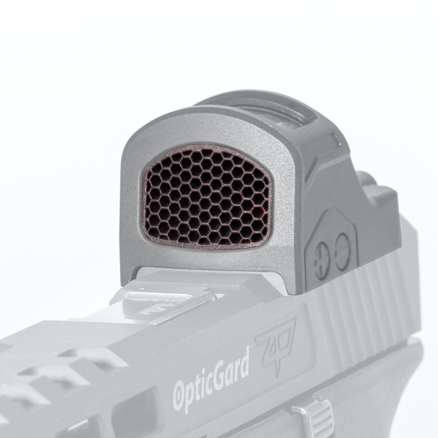 Optic Scope Cover with GlareGard Killflash Lens Installed for Holosun® 507C - Close Up