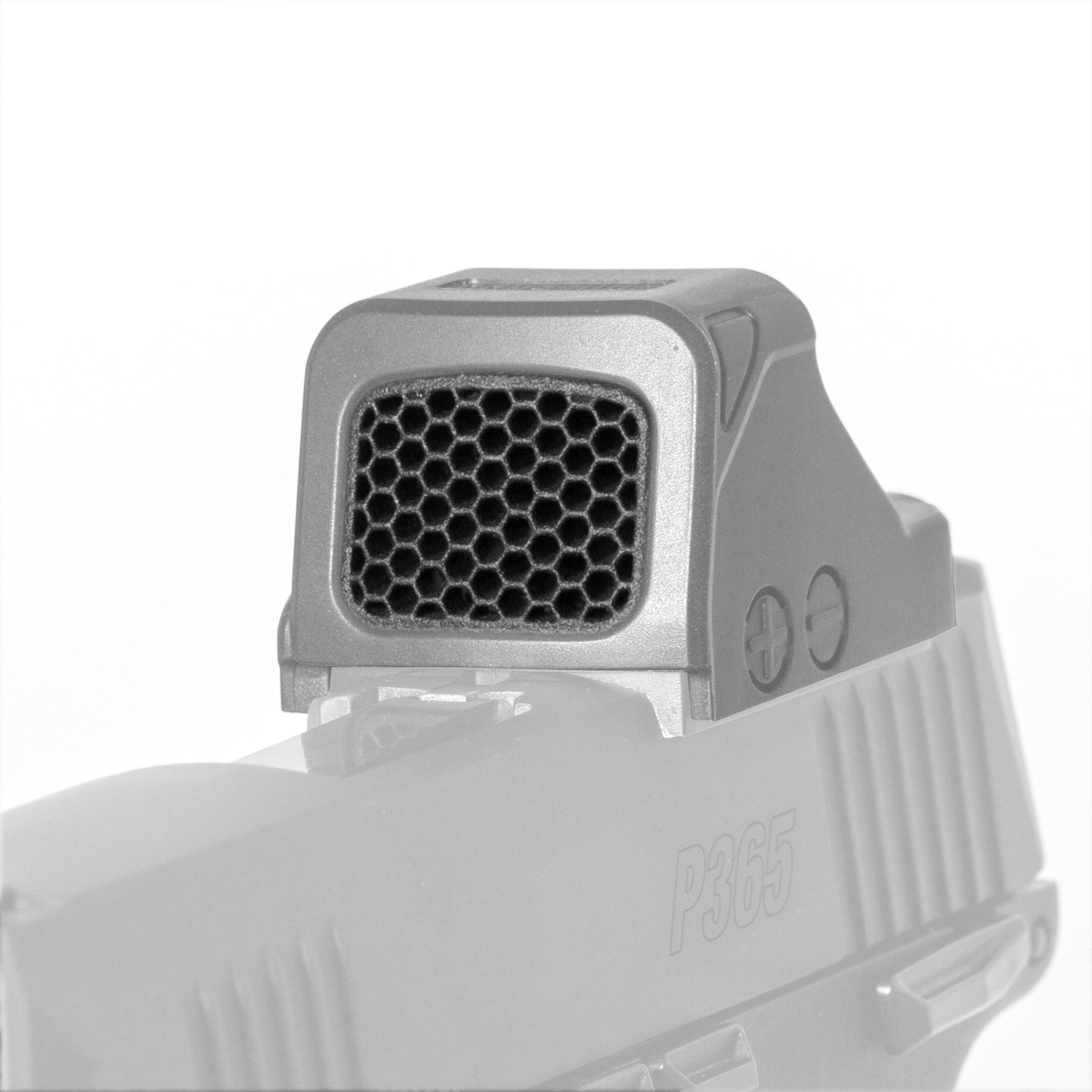 Optic Scope Cover with GlareGard Killflash Lens Installed for Holosun® 507K - Close Up