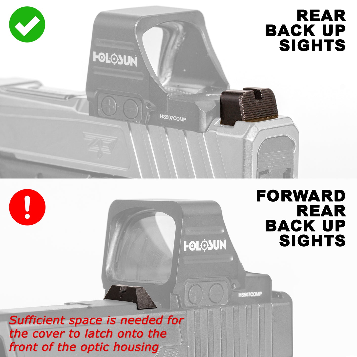 OpticGard Scope Cover for Holosun® 507Comp Cover