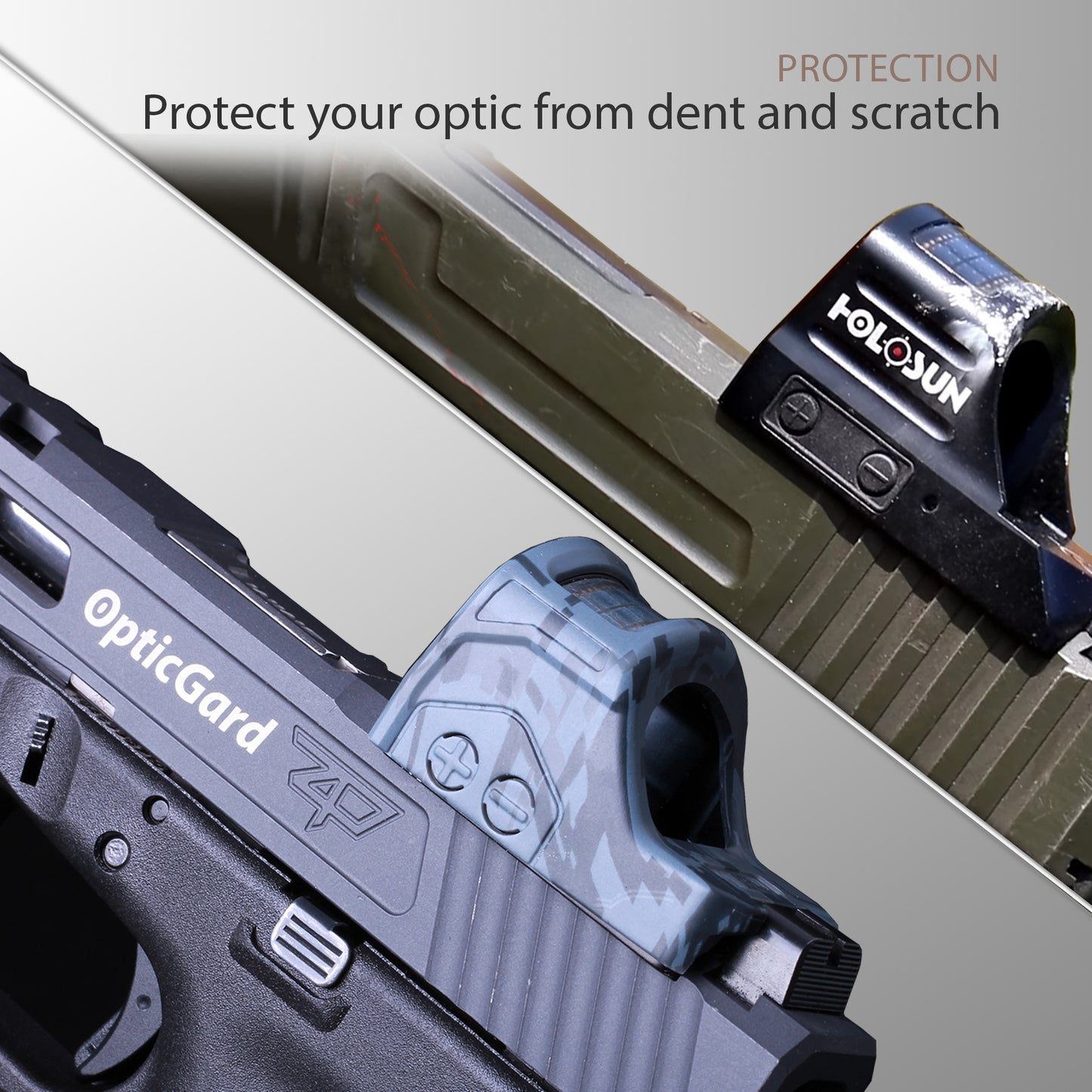 OpticGard Scope Cover for Holosun® 507C Protection Comparison
