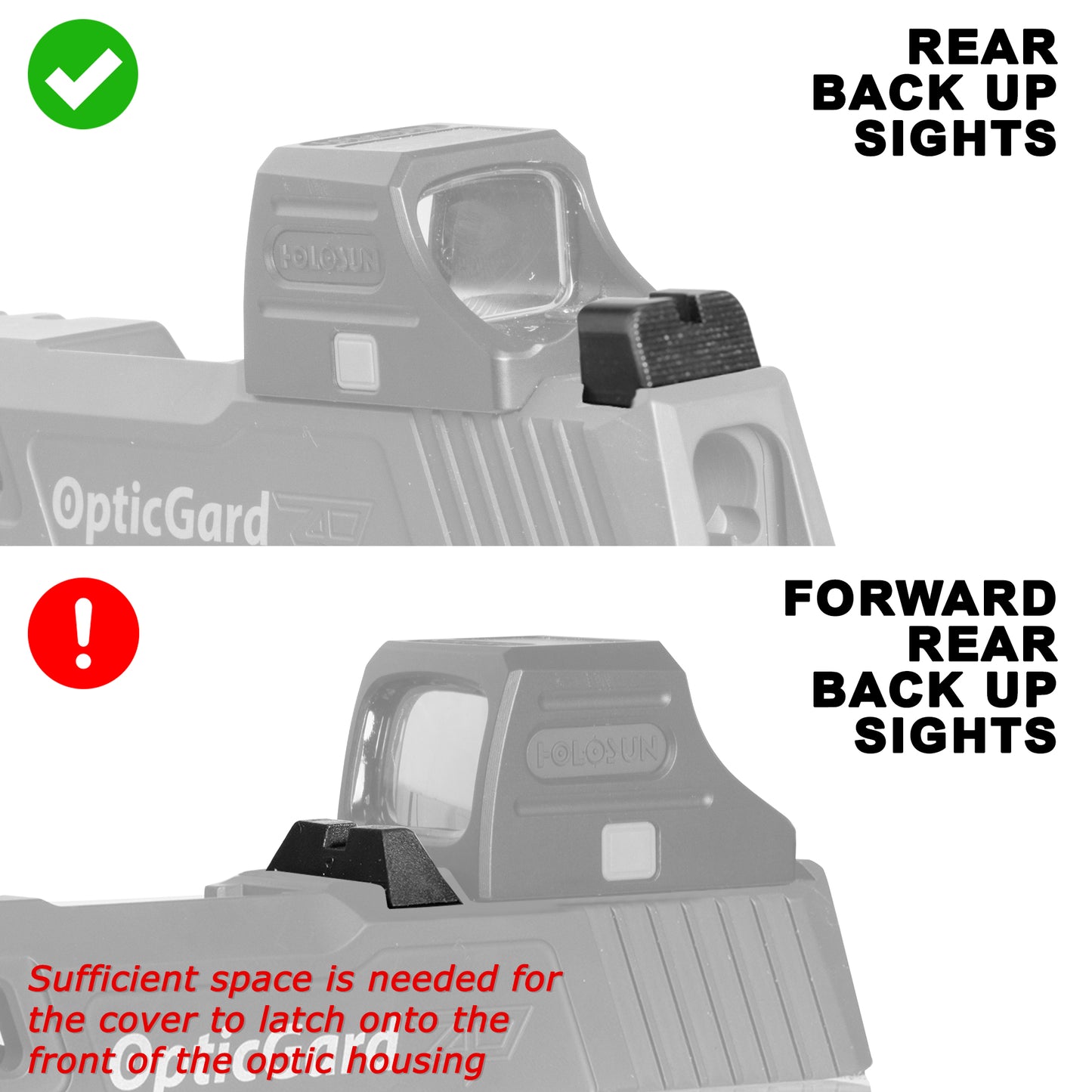 GlareGard® Anti-Reflective Lens for Holosun® SCS Carry