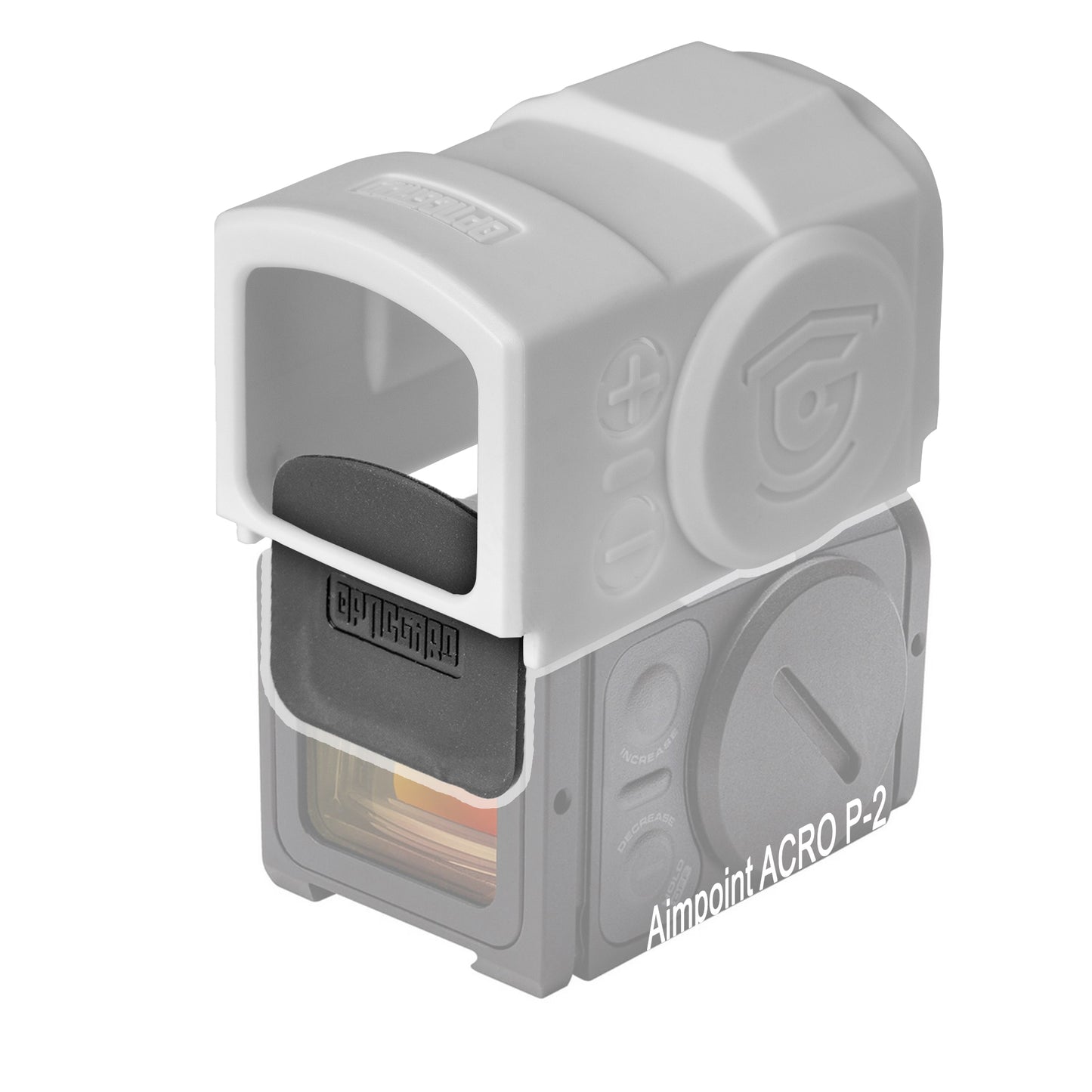 OpticGard Scope Cover for Aimpoint® Acro P-2 White