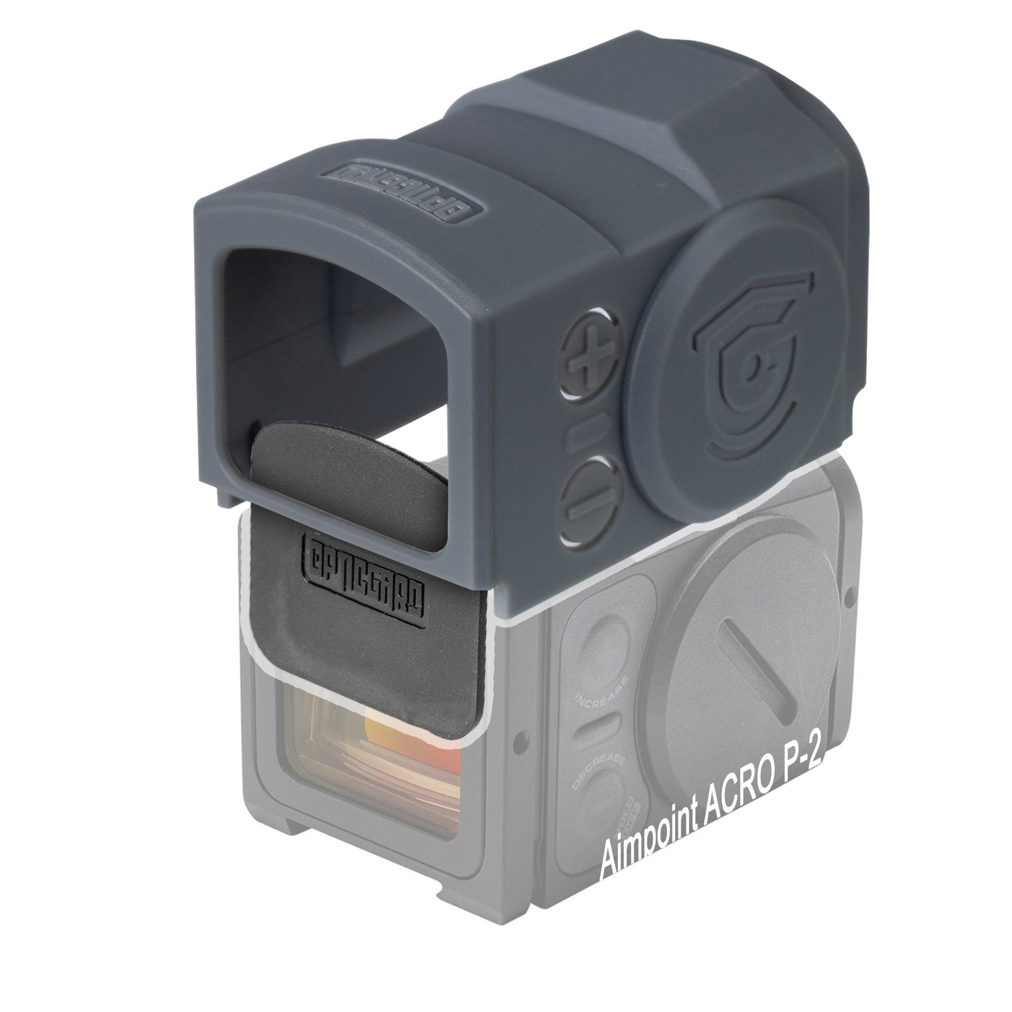 OpticGard Scope Cover for Aimpoint® Acro P-2 Gunmetal Gray