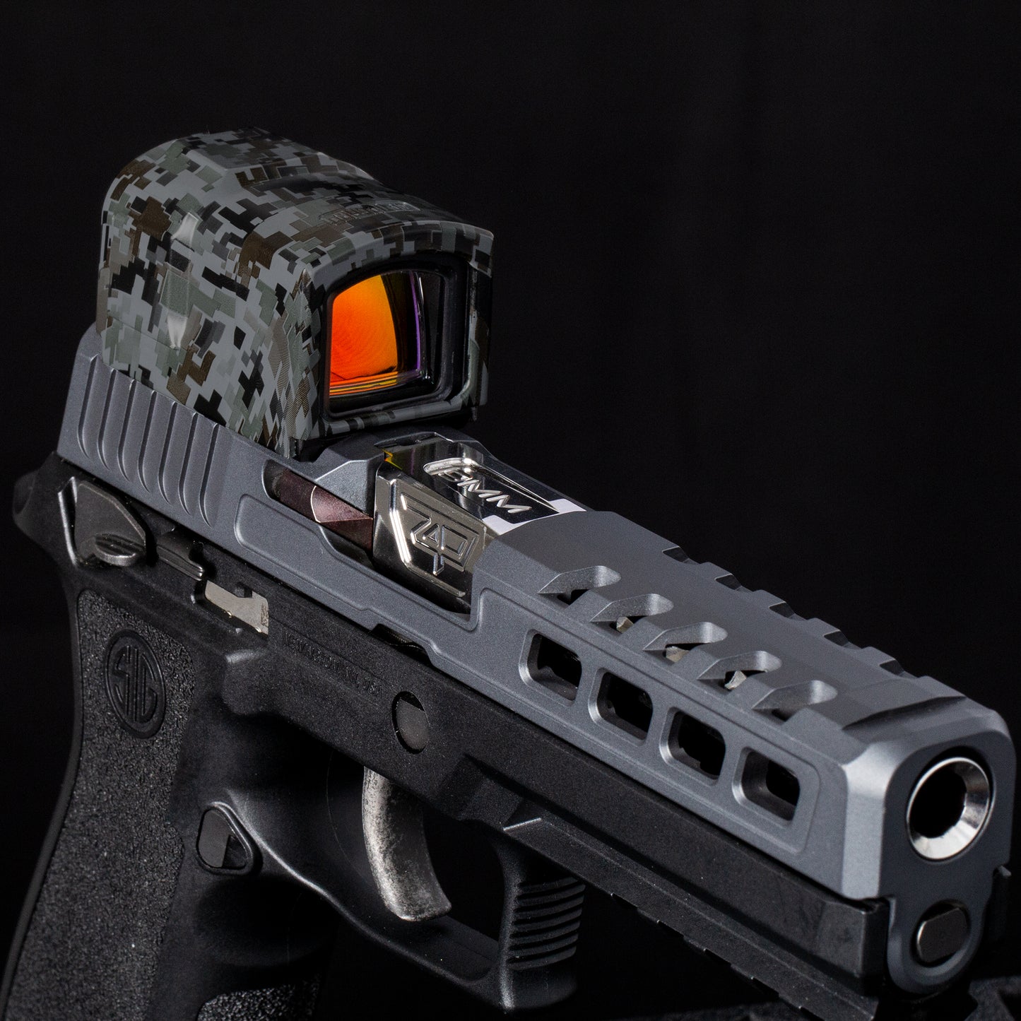 OpticGard Scope Cover for Aimpoint® Acro P-2 Gunmetal Gray Camo