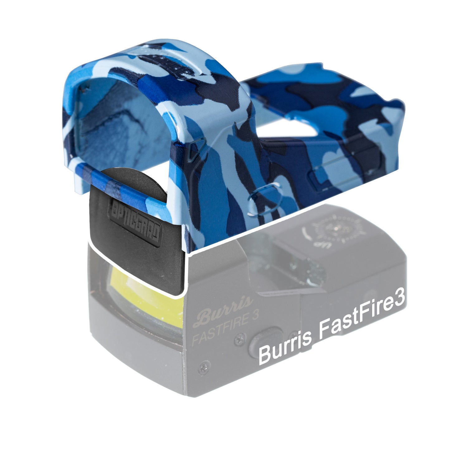 OpticGard Scope Cover for Burris® FastFire3 Navy Blue Camo