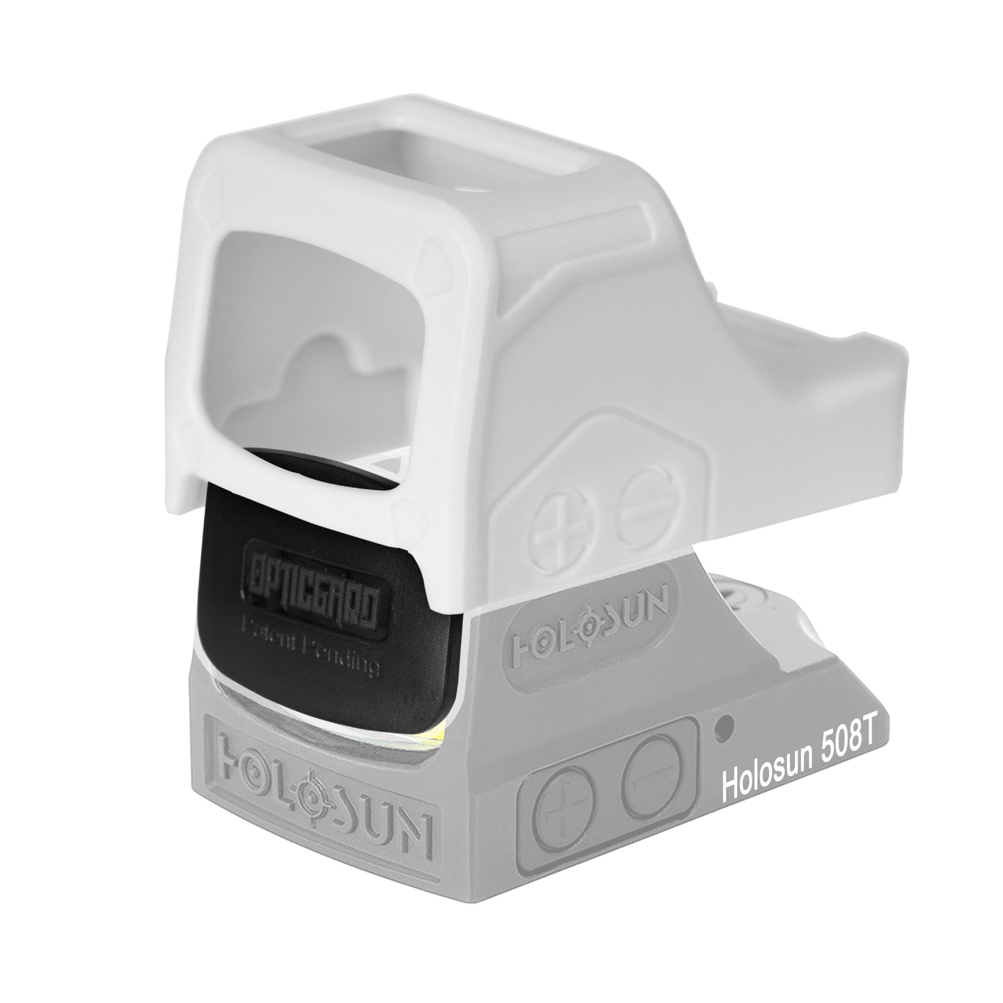 OpticGard Scope Cover for Holosun® 508T White