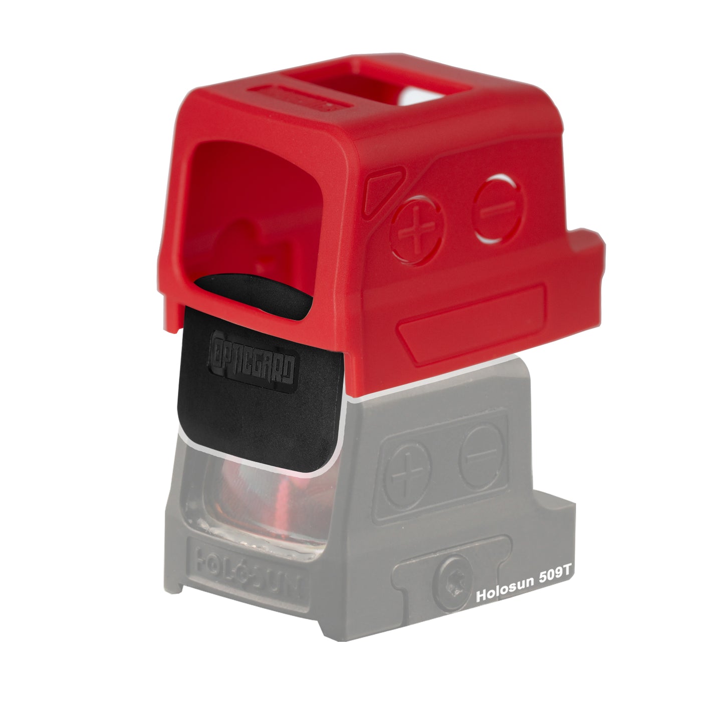 OpticGard Scope Cover for Holosun® 509T - OpticGard® Passion Red Cover