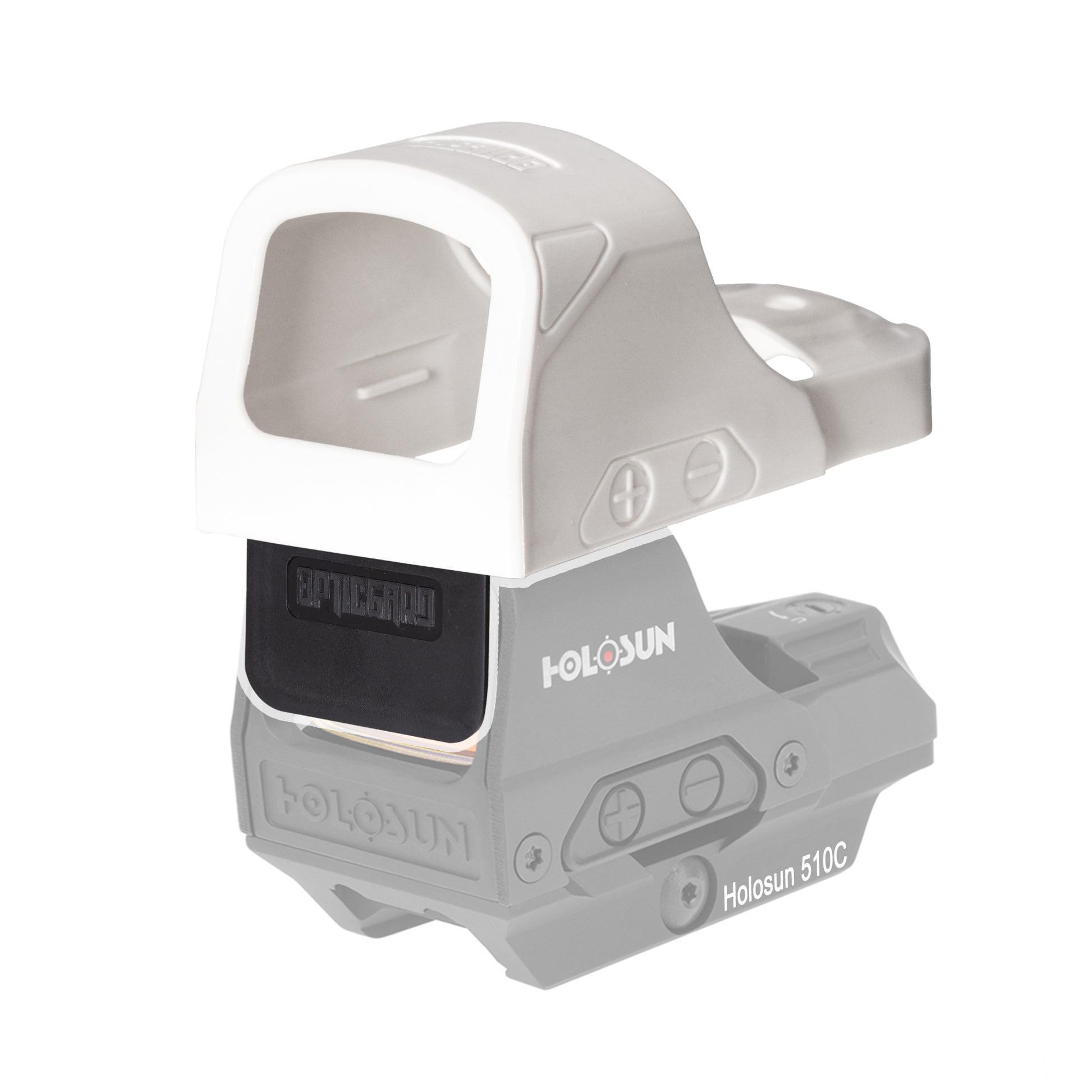 OpticGard Scope Cover for Holosun® 510C - OpticGard® White