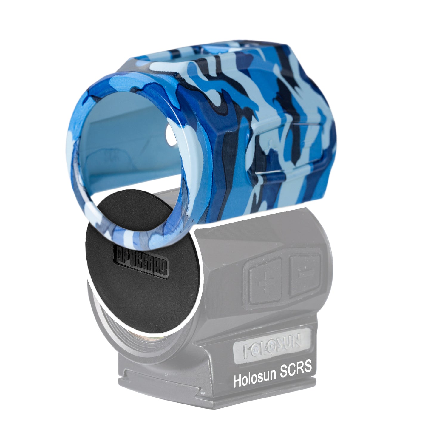 OpticGard Scope Cover for Holosun® SCRS Navy Blue Camo