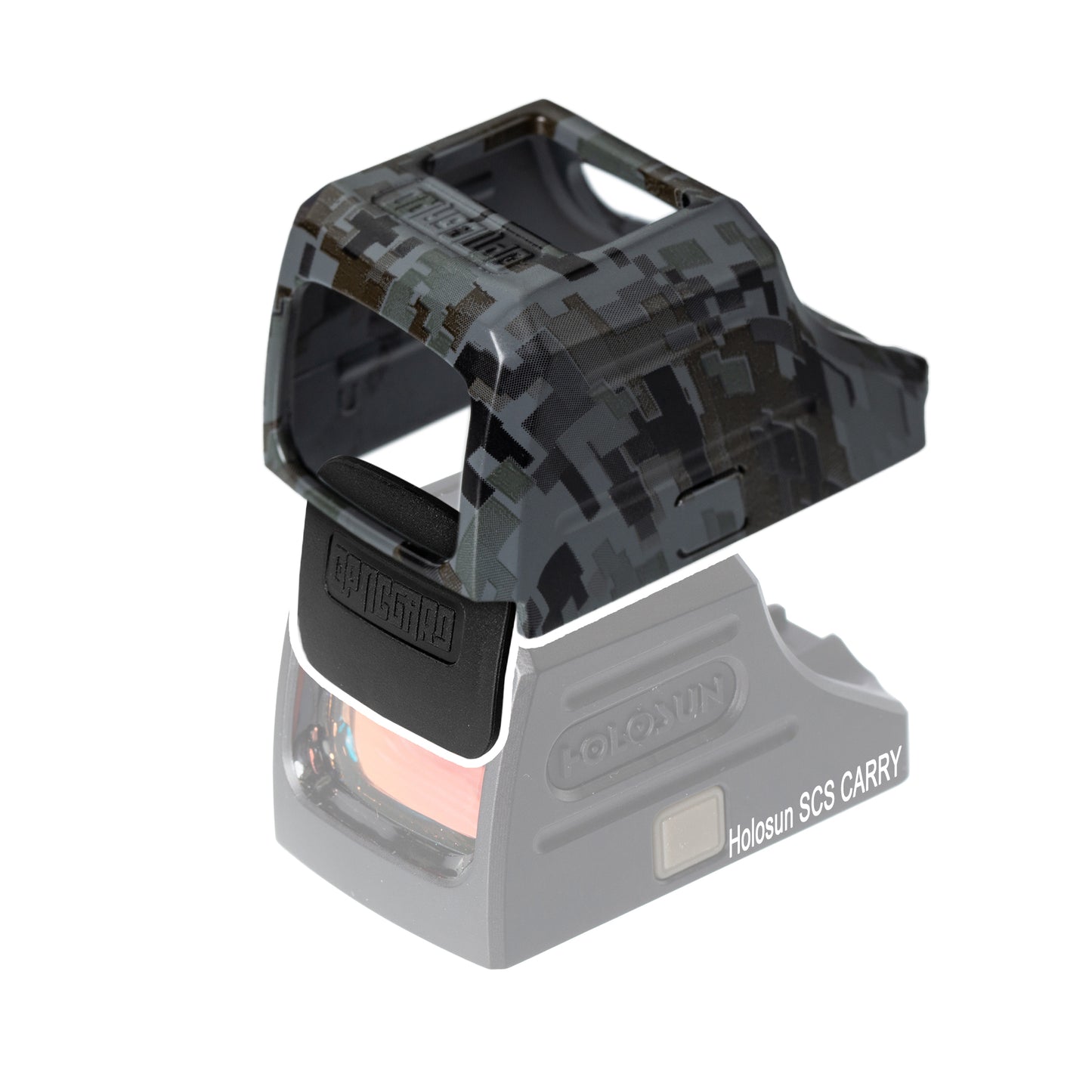 OpticGard Scope Cover for Holosun® SCS Carry Gunmetal Gray Camo