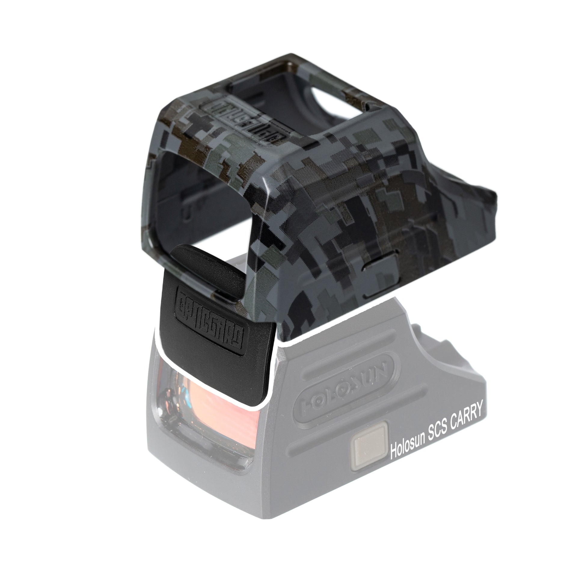 OpticGard Scope Cover for Holosun® SCS Carry Gunmetal Gray Camo