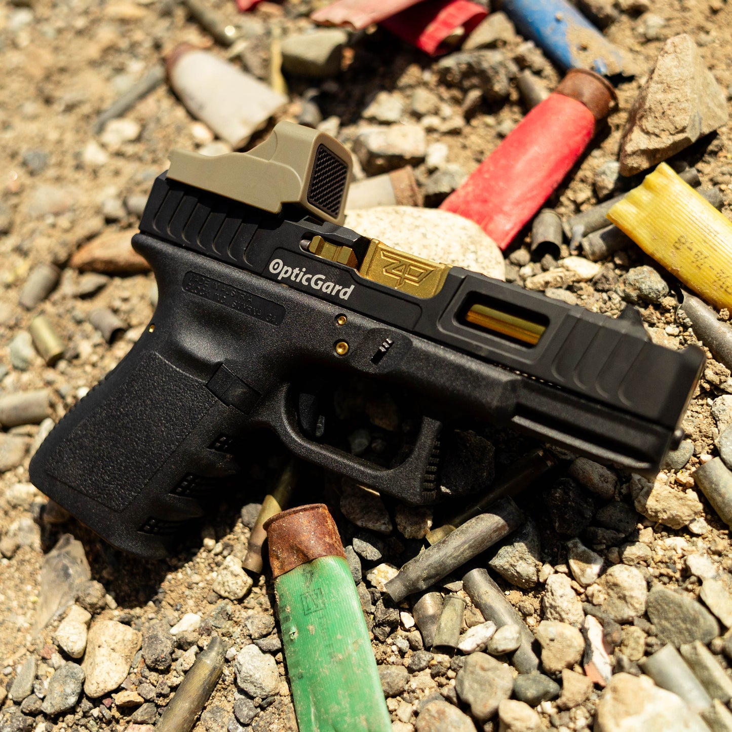 FDE Optic Scope Cover with GlareGard Killflash Lens Installed for Eotech® EFLX