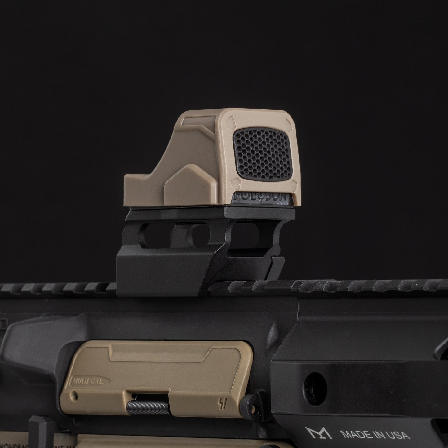 FDE Optic Scope Cover with GlareGard Killflash Lens Installed for Holosun® 508T