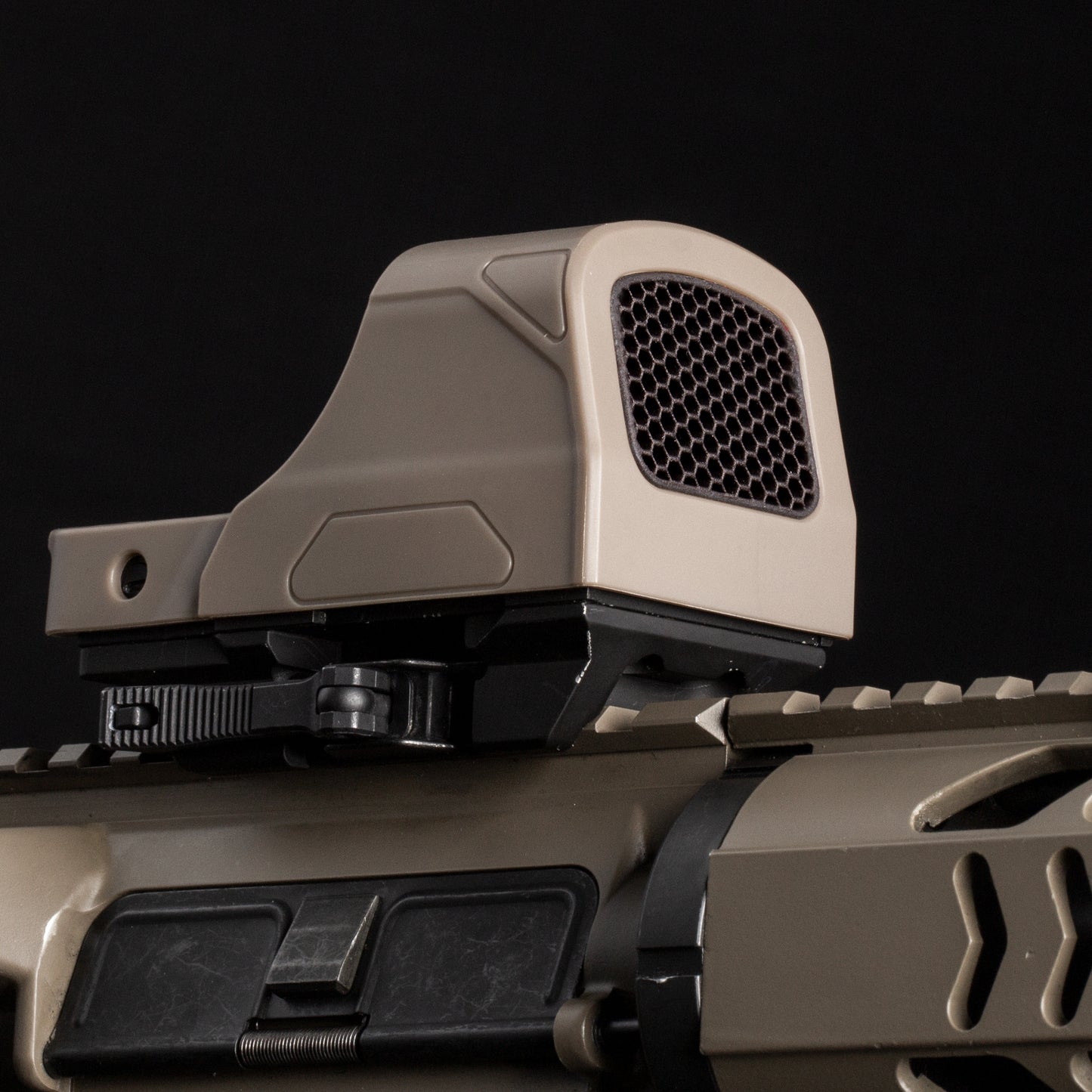 FDE Optic Scope Cover with GlareGard Killflash Lens Installed for Holosun® 510C