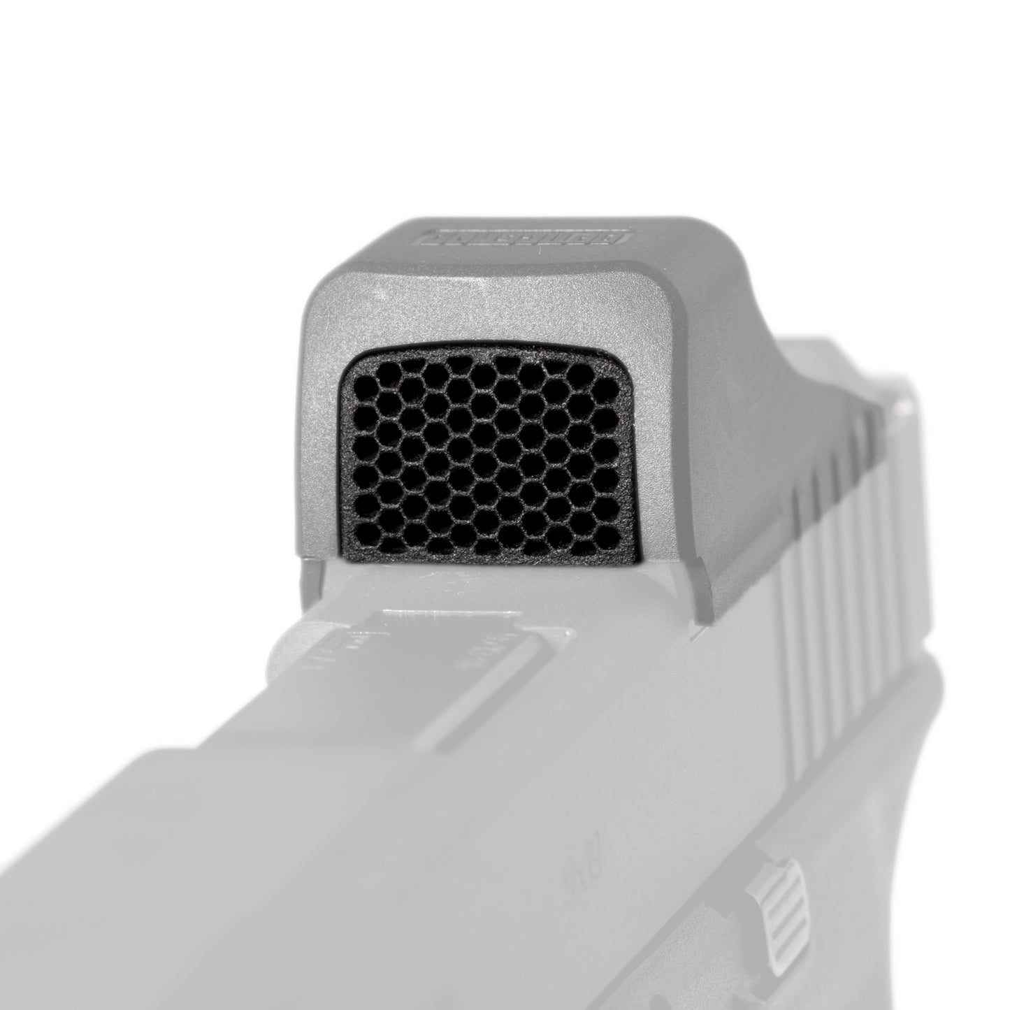 Optic Scope Cover with GlareGard Killflash Lens Installed for Holosun® SCS MOS - Close Up