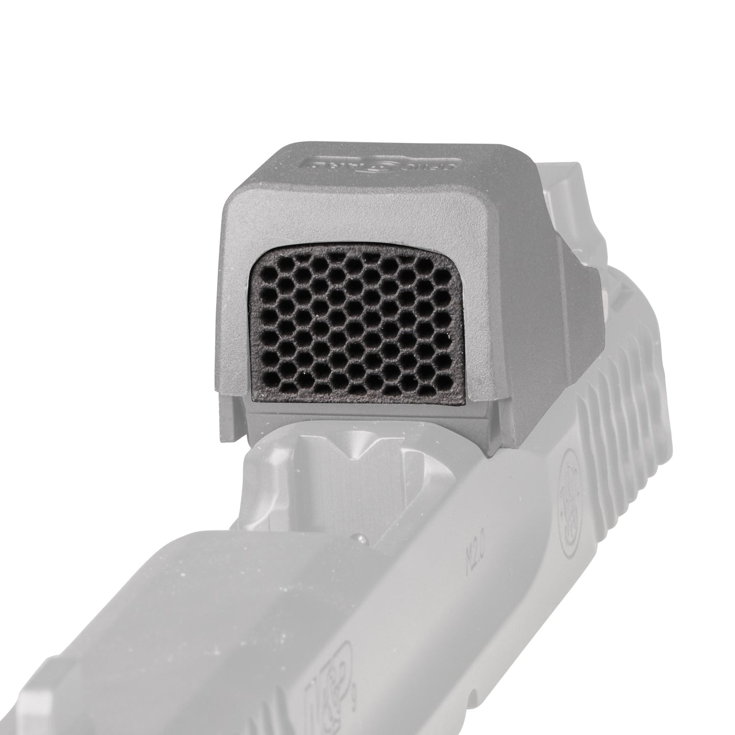 Optic Scope Cover with GlareGard Killflash Anti-Reflective Lens Installed for Holosun® SCS MP2
