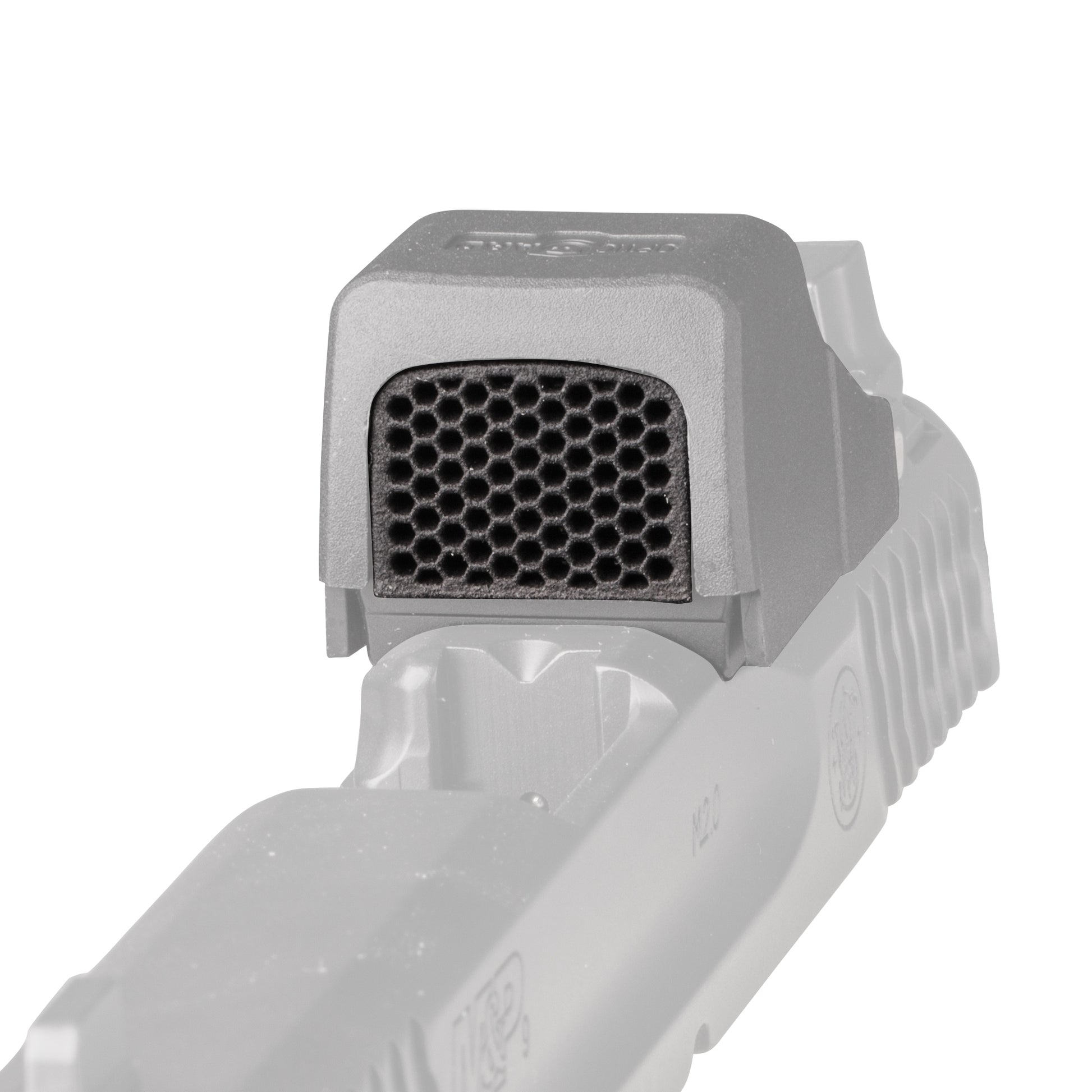 Optic Scope Cover with GlareGard Killflash Anti-Reflective Lens Installed for Holosun® SCS MP2