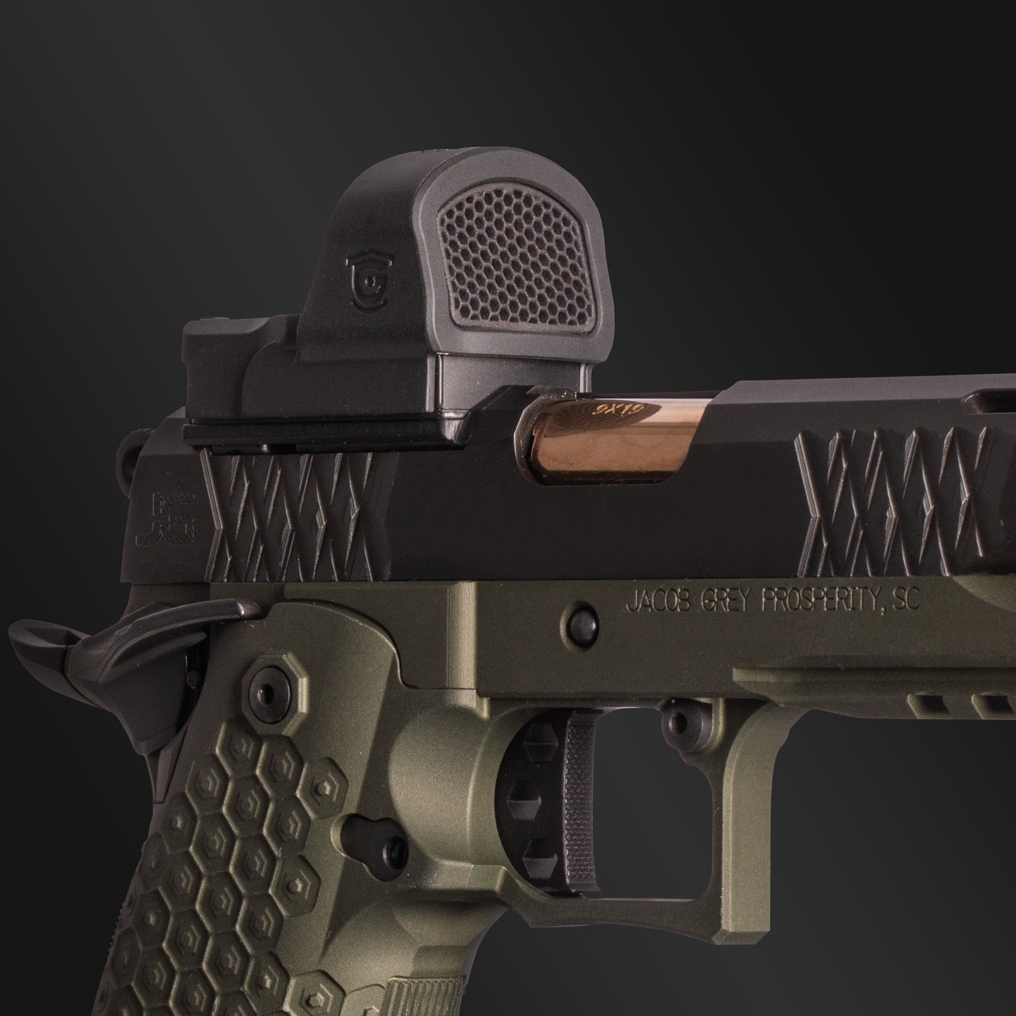 Optic Scope Cover with GlareGard Killflash Lens Installed for Leupold® Deltapoint Pro