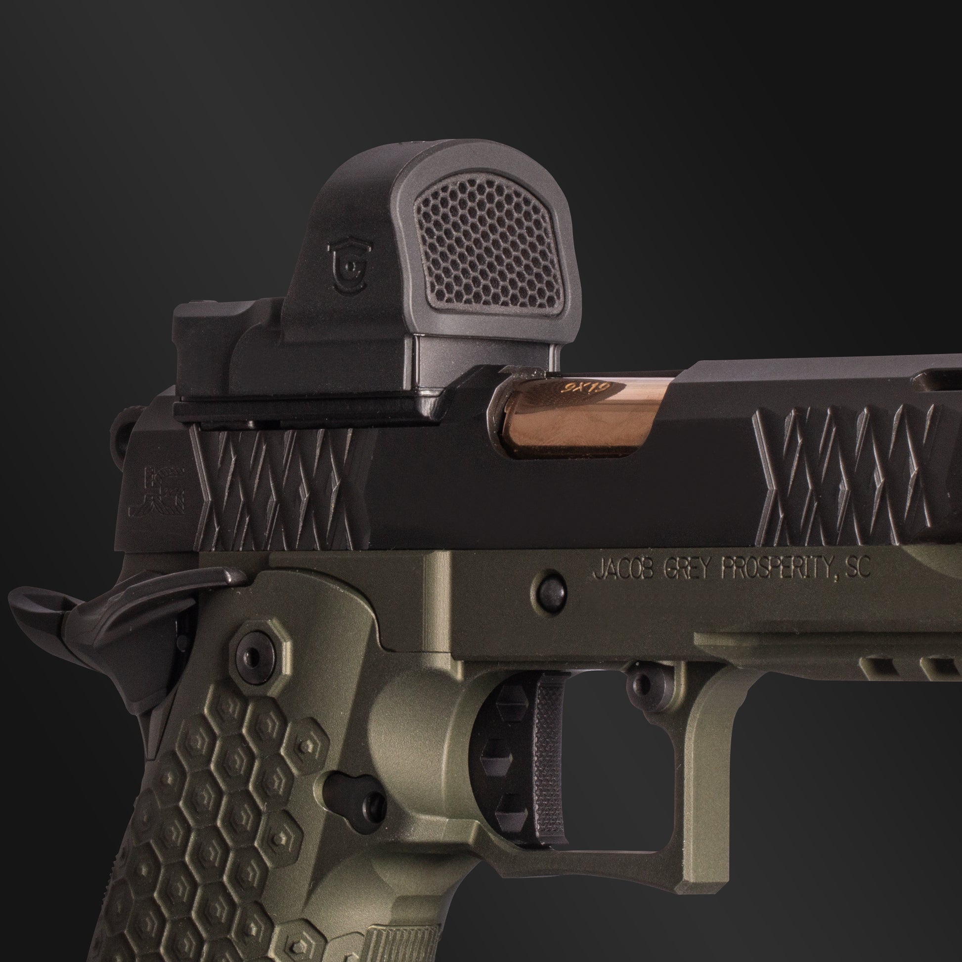 Optic Scope Cover with GlareGard Killflash Lens Installed for Leupold® Deltapoint Pro