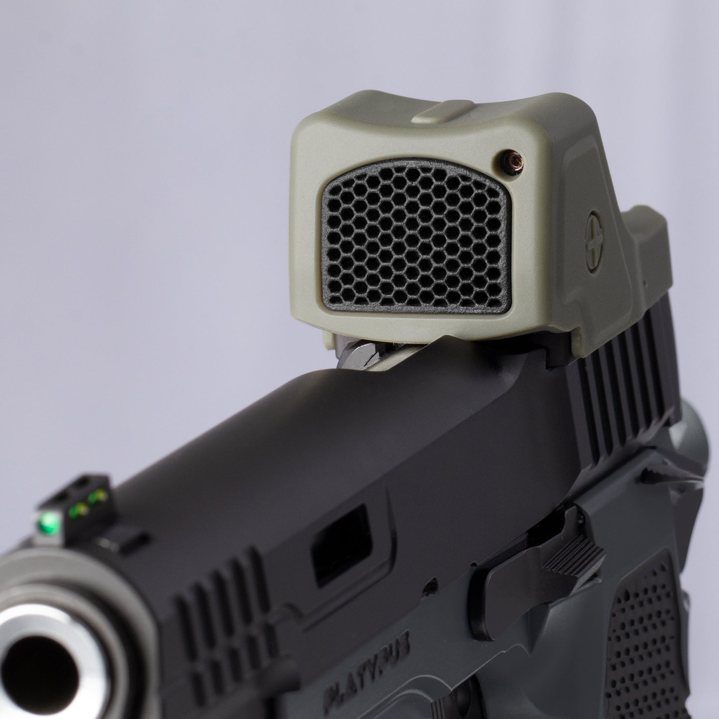 Optic Scope Cover with GlareGard Killflash Lens Installed for Trijicon® RMR HD
