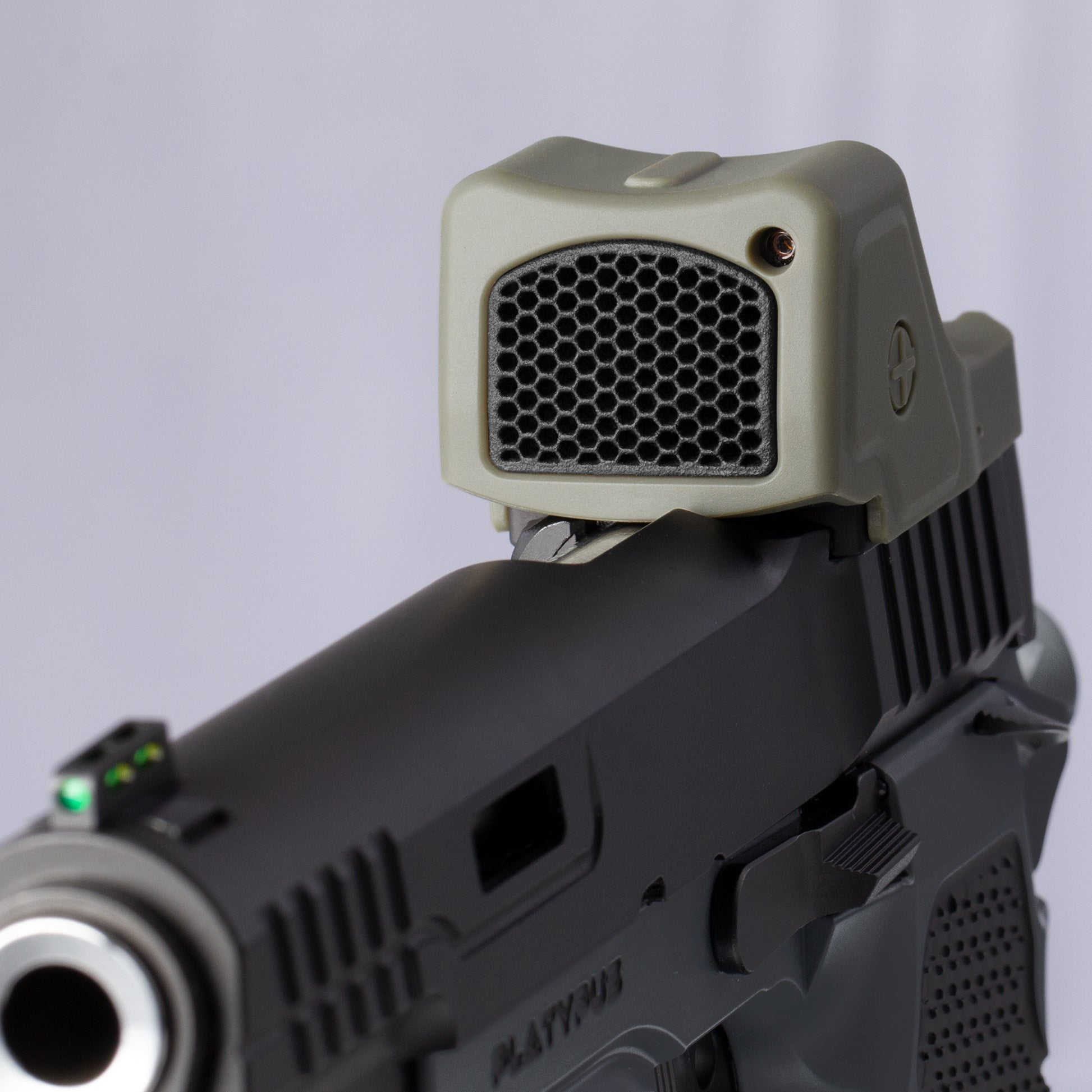 Optic Scope Cover with GlareGard Killflash Lens Installed for Trijicon® RMR HD