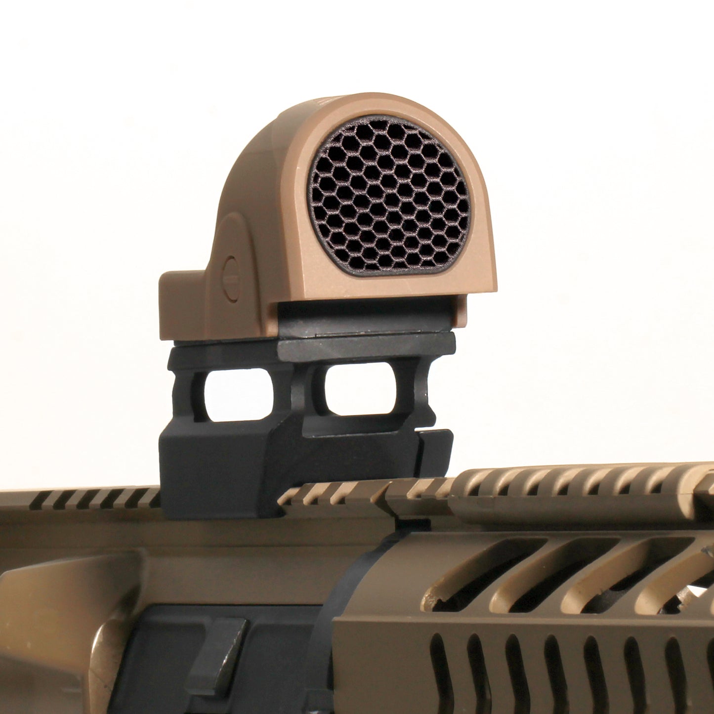 FDE Optic Scope Cover with GlareGard Killflash Lens Installed for Trijicon® SRO
