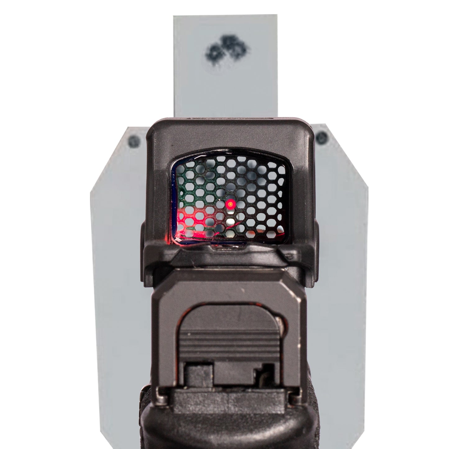 Black Optic Scope Cover with GlareGard Killflash Lens Installed for Vortex® Defender CCW