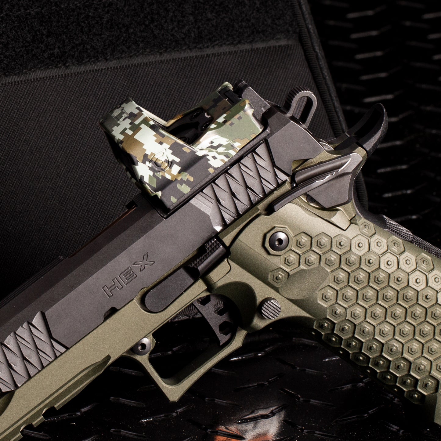 OpticGard Scope Cover for Leupold DeltaPoint Pro OD Green Camo Cover