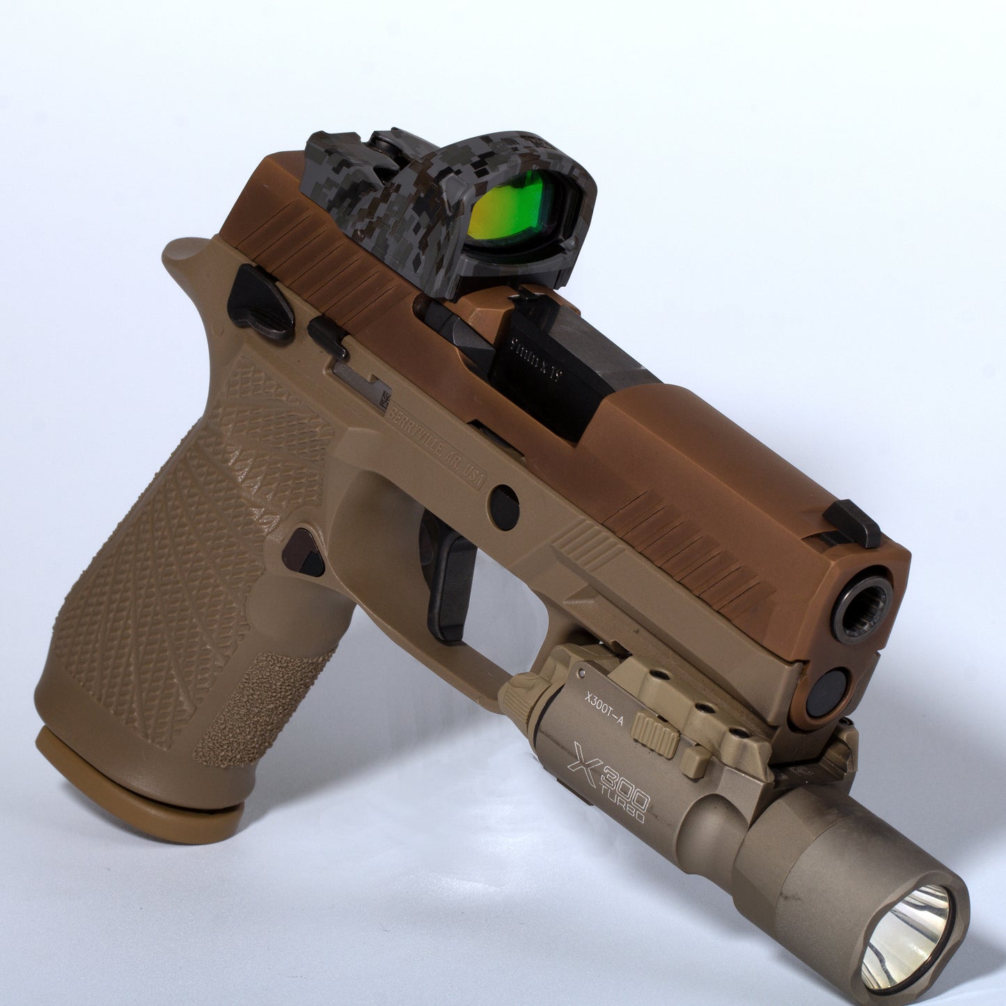 OpticGard Scope Cover for SIG Romeo1Pro Gunmetal Gray Camo Cover