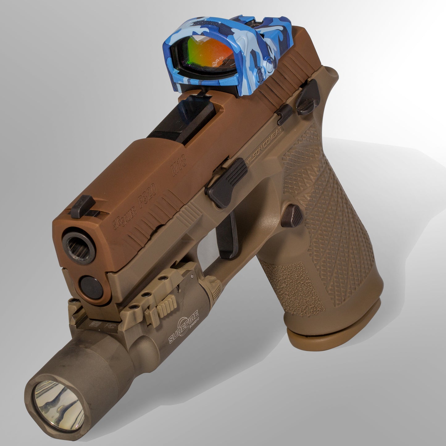 OpticGard Scope Cover for SIG Romeo1Pro Navy Blue Camo Cover