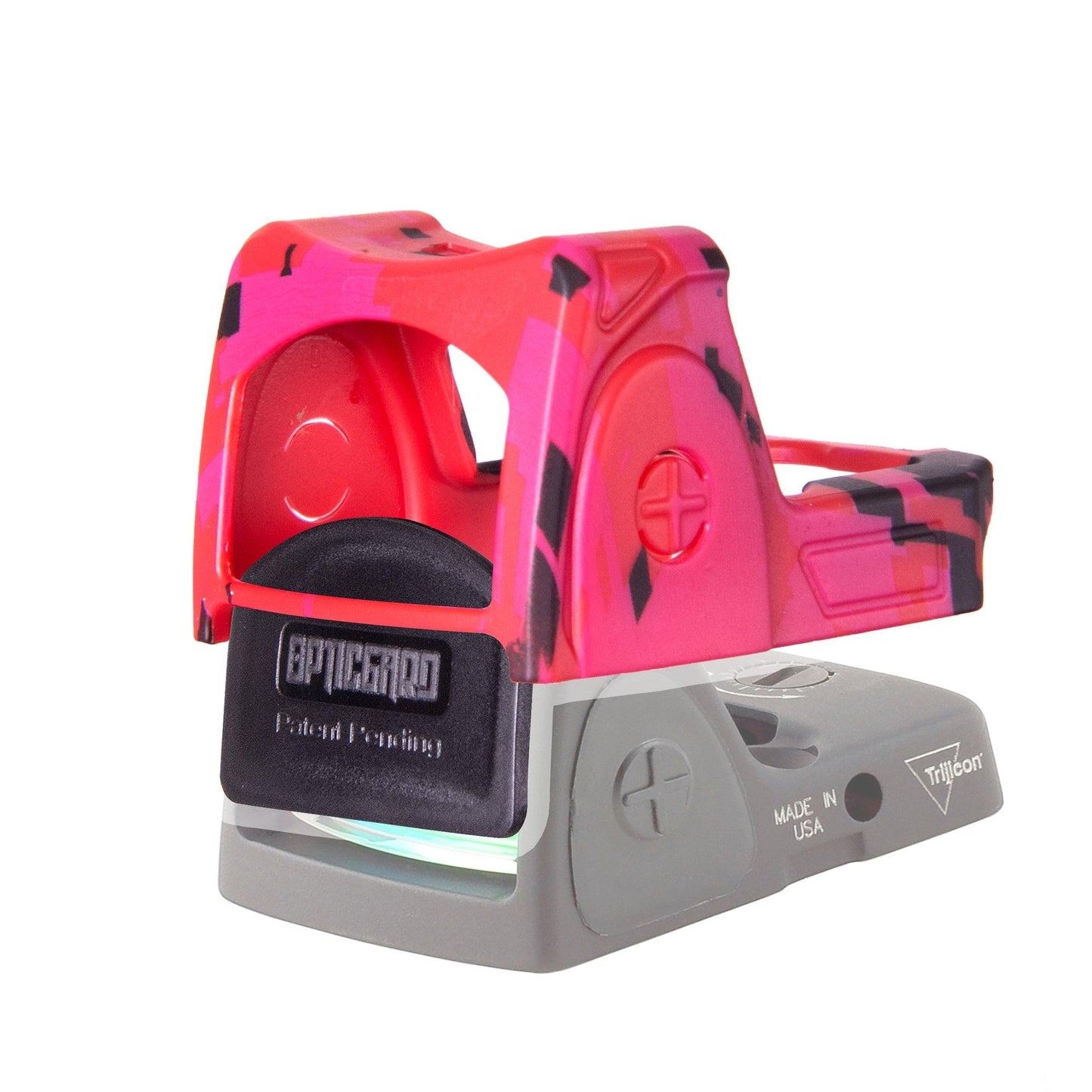 Trijicon RMR Passion Red Camo Scope Cover by OpticGard