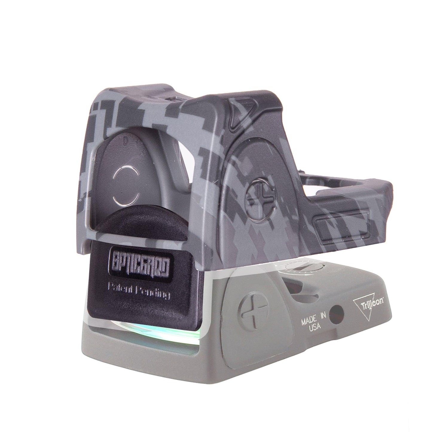 Trijicon RMR Gunmetal Gray Camo Scope Cover by OpticGard