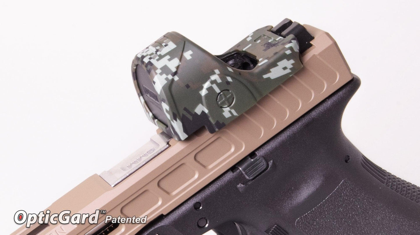 Trijicon SRO Scope Cover OD Green Camo by OpticGard