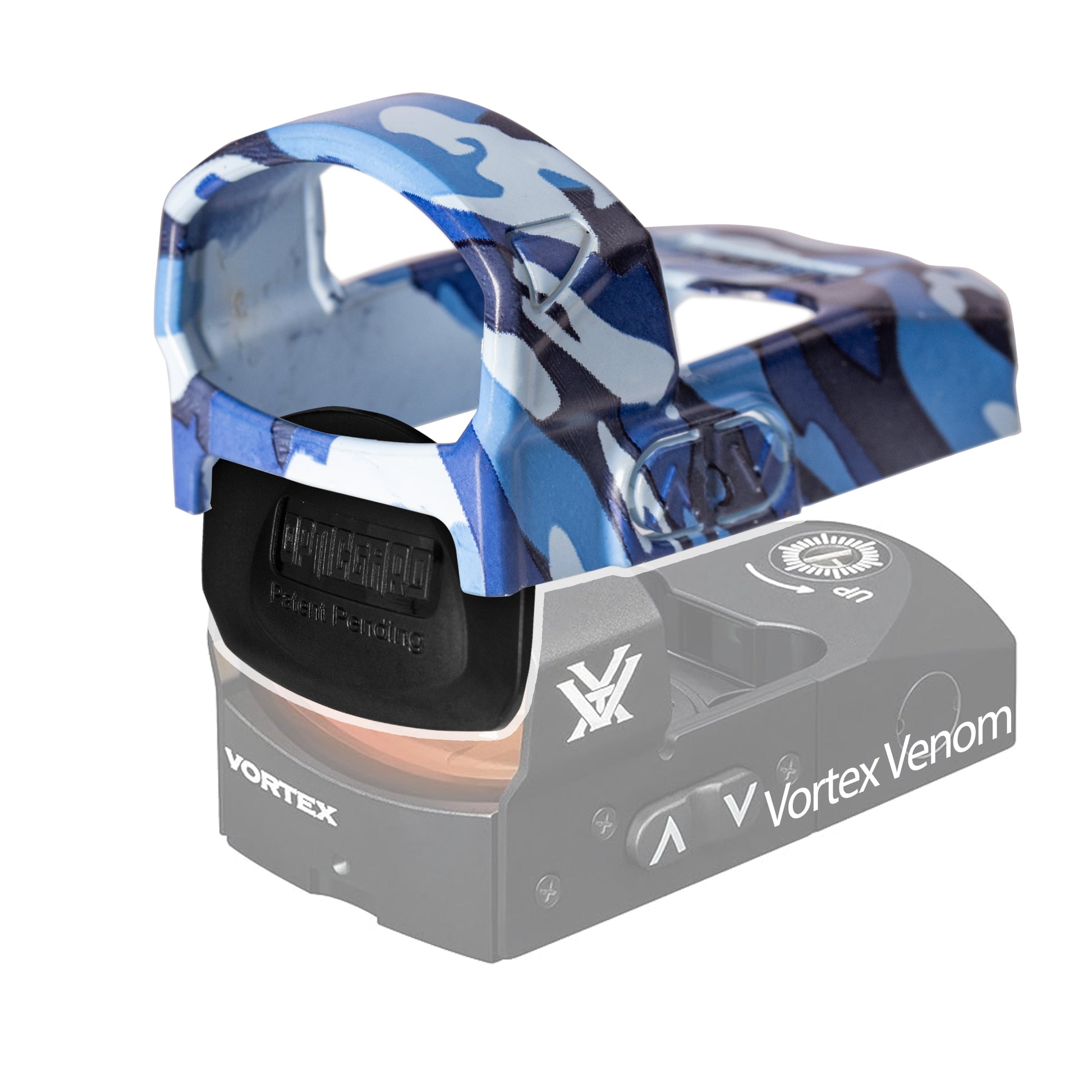 OpticGard Scope Cover for Vortex Venom Navy Blue Camo