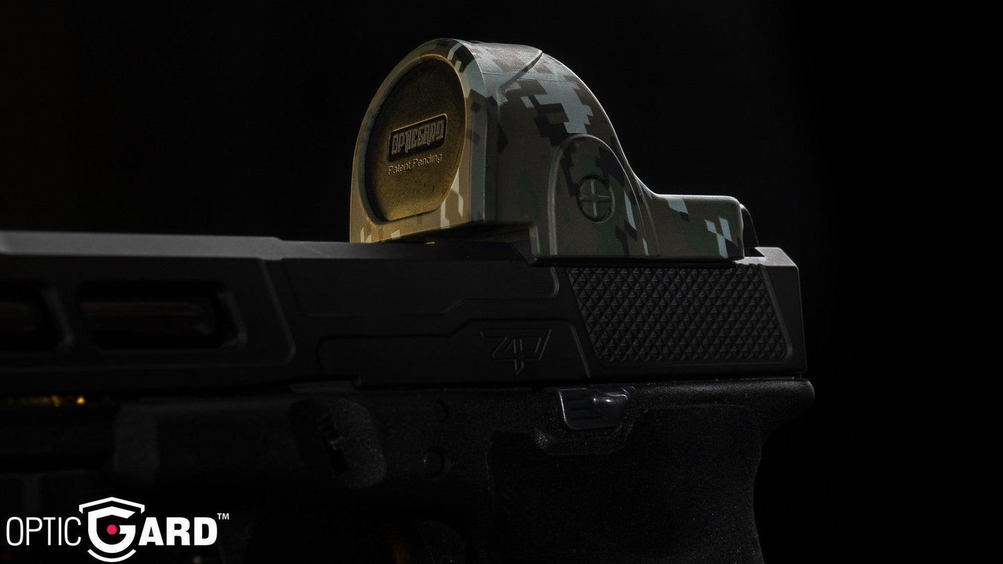 Trijicon SRO OD Green Camo Scope Cover by OpticGard