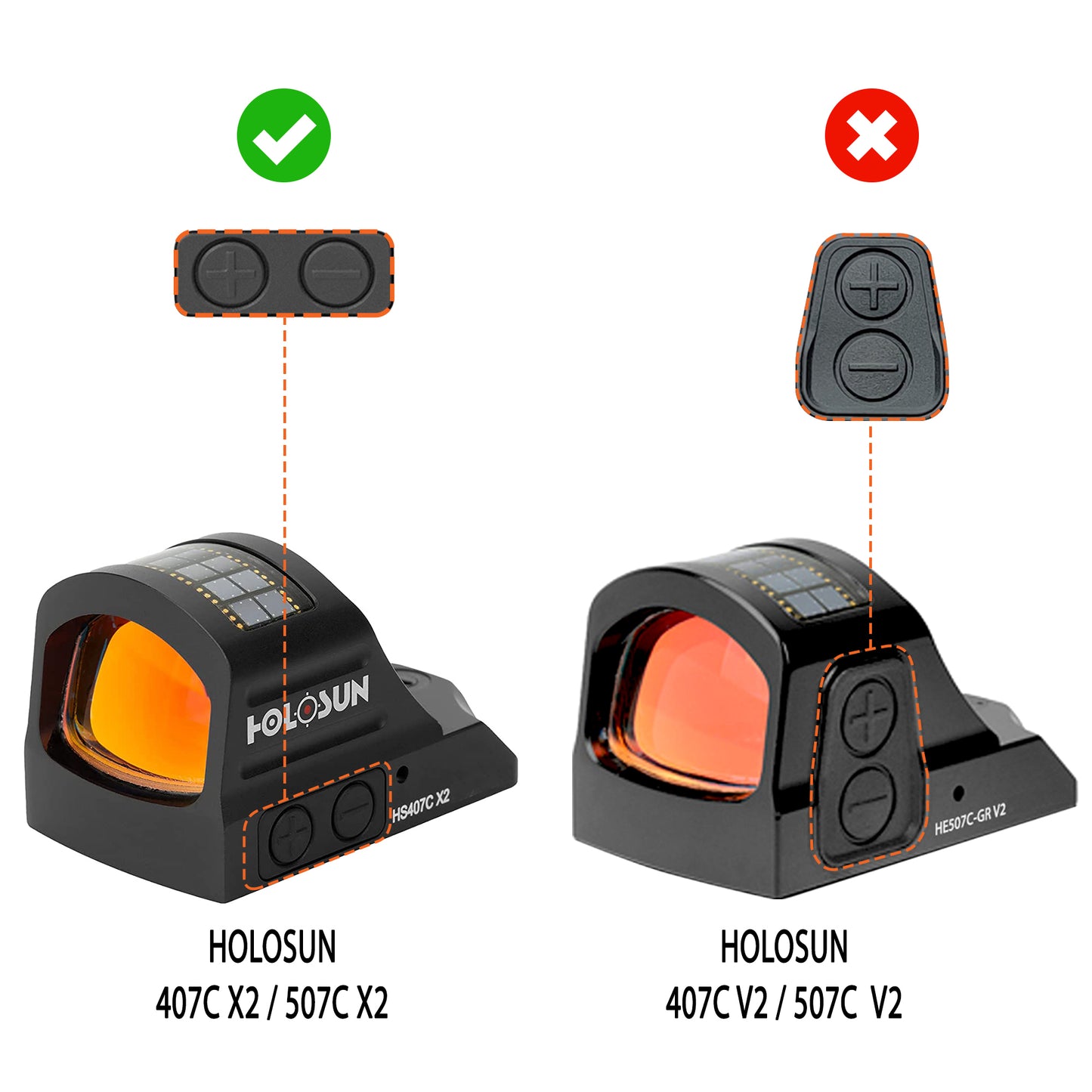 OpticGard Scope Cover for Holosun® 507C-X2/407C-X2 - OpticGard®