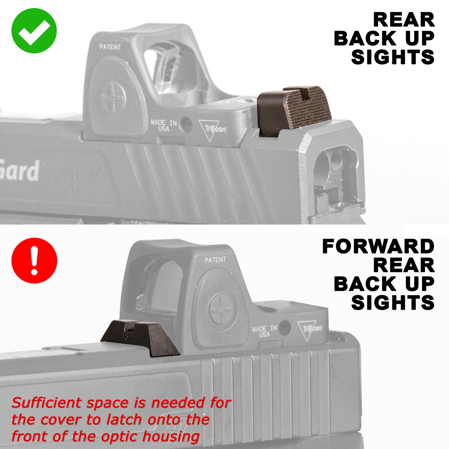 OpticGard Scope Cover for Trijicon® RMRcc