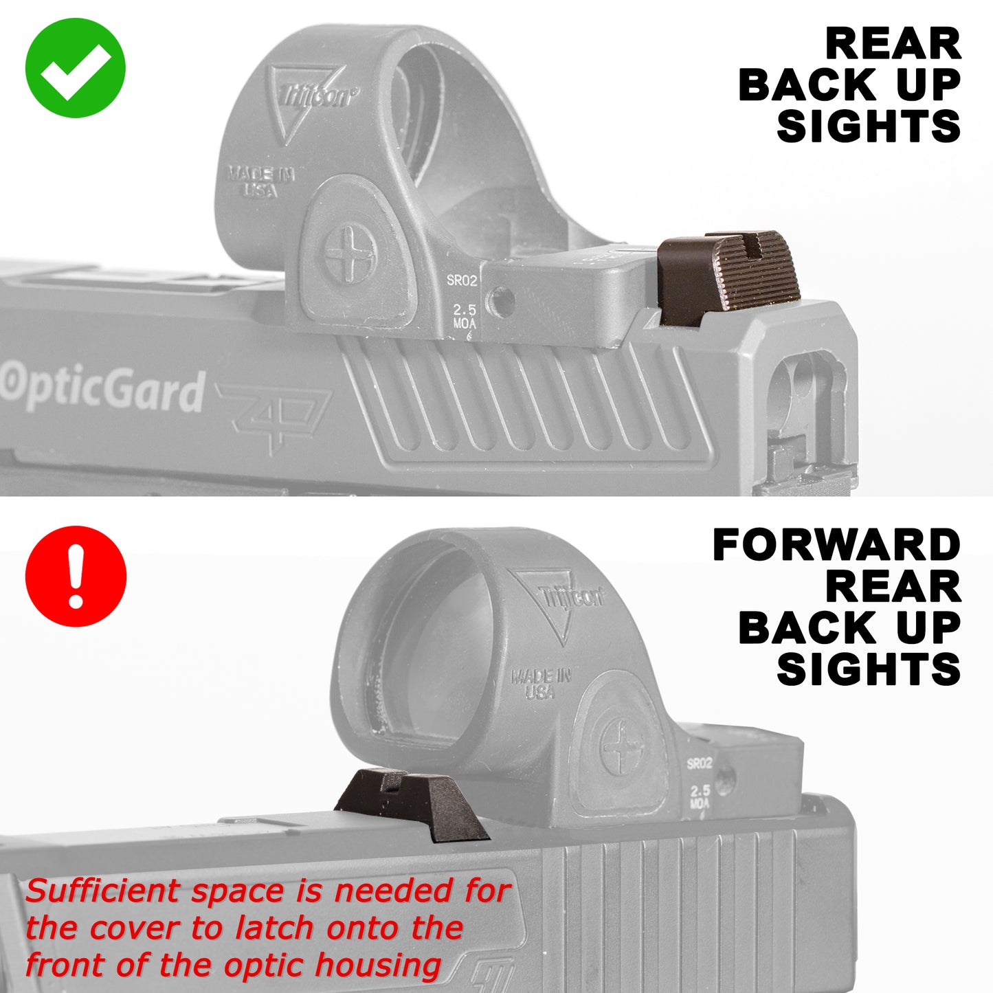 OpticGard Scope Cover for Trijicon® SRO
