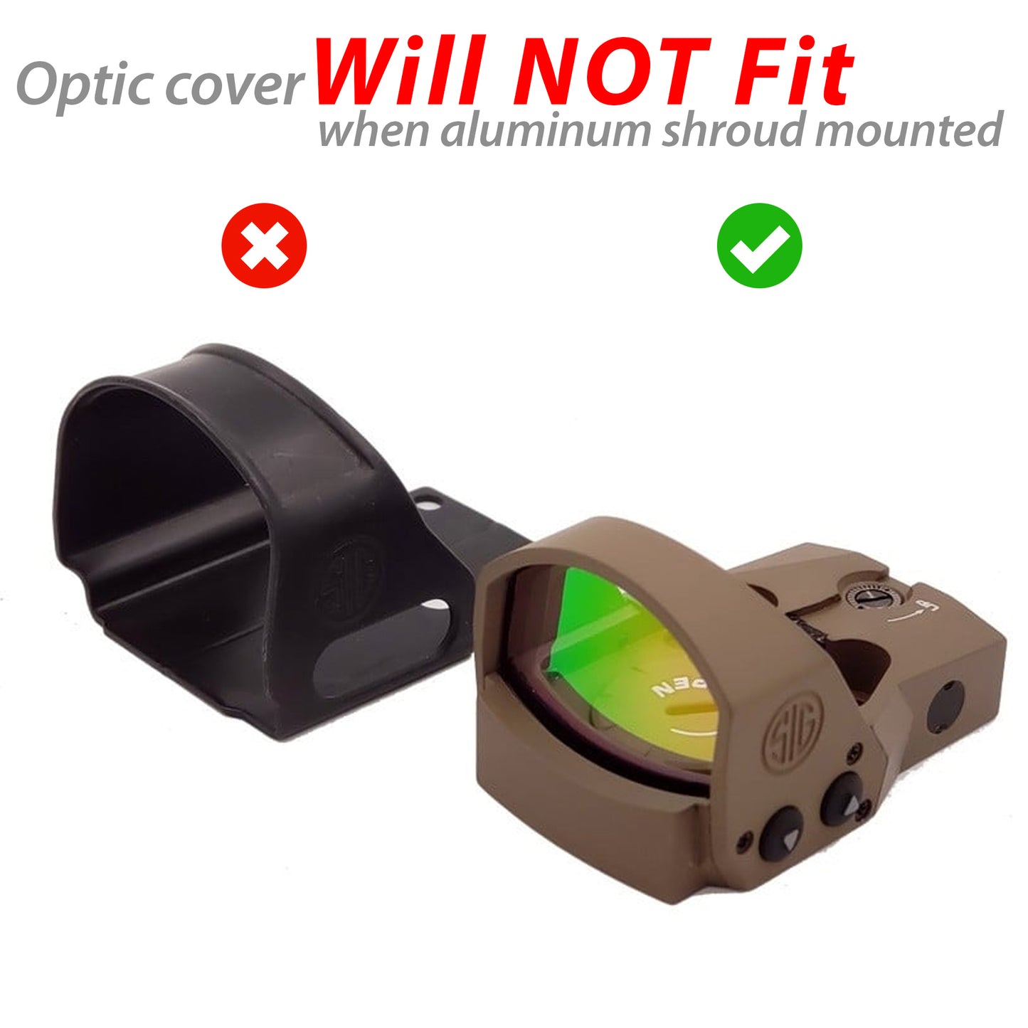 Sig Sauer® ROMEO1PRO Scope Cover Comparison
