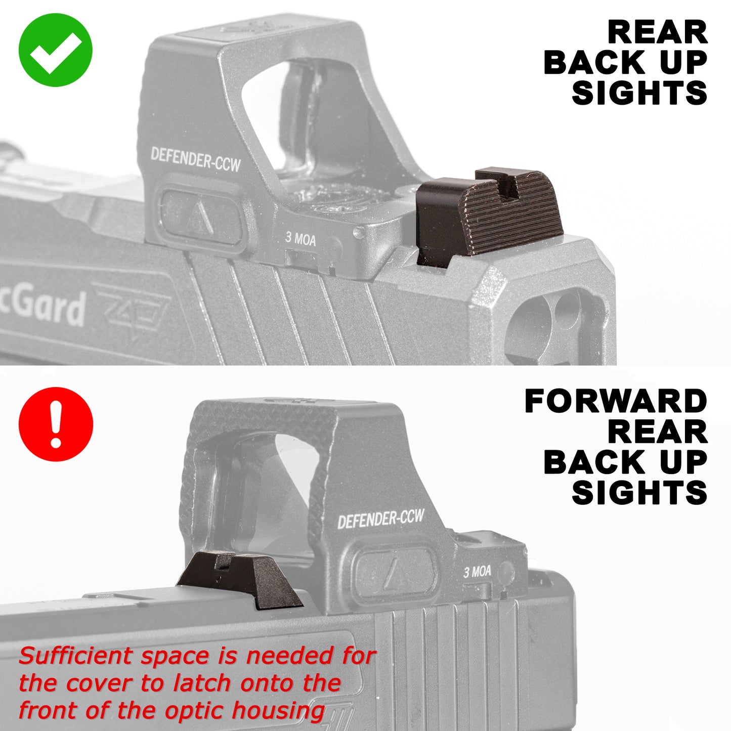OpticGard Scope Cover for Vortex Defender CCW