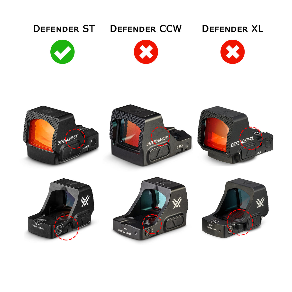 GlareGard® Anti-Reflective Lens for Vortex® Defender ST