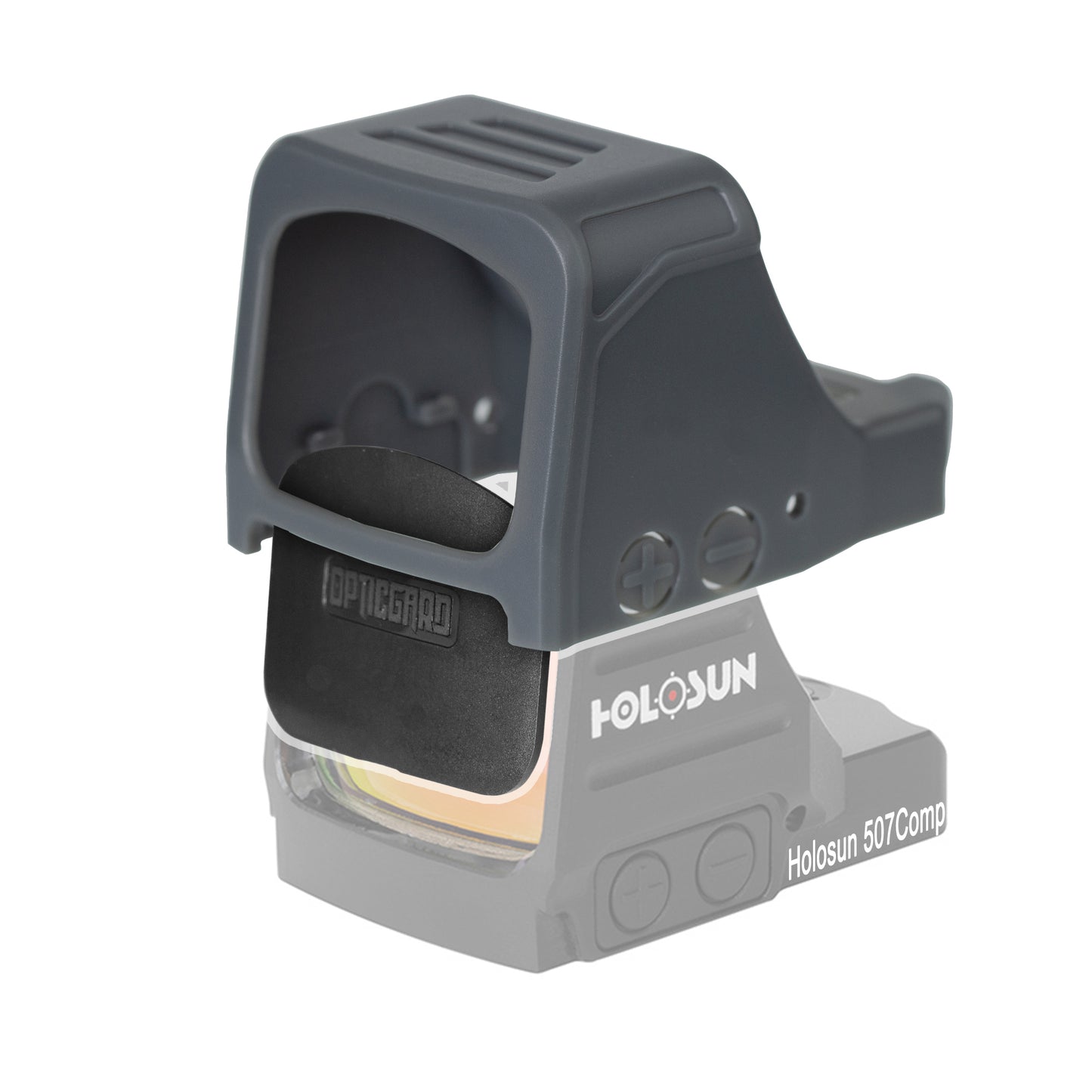 OpticGard Scope Cover for Holosun® 507Comp Gunmetal Gray