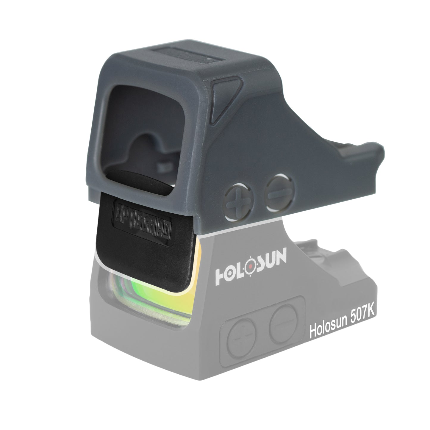 OpticGard Scope Cover for Holosun® 507K-X2/407K-X2 - OpticGard® Gunmetal Gray