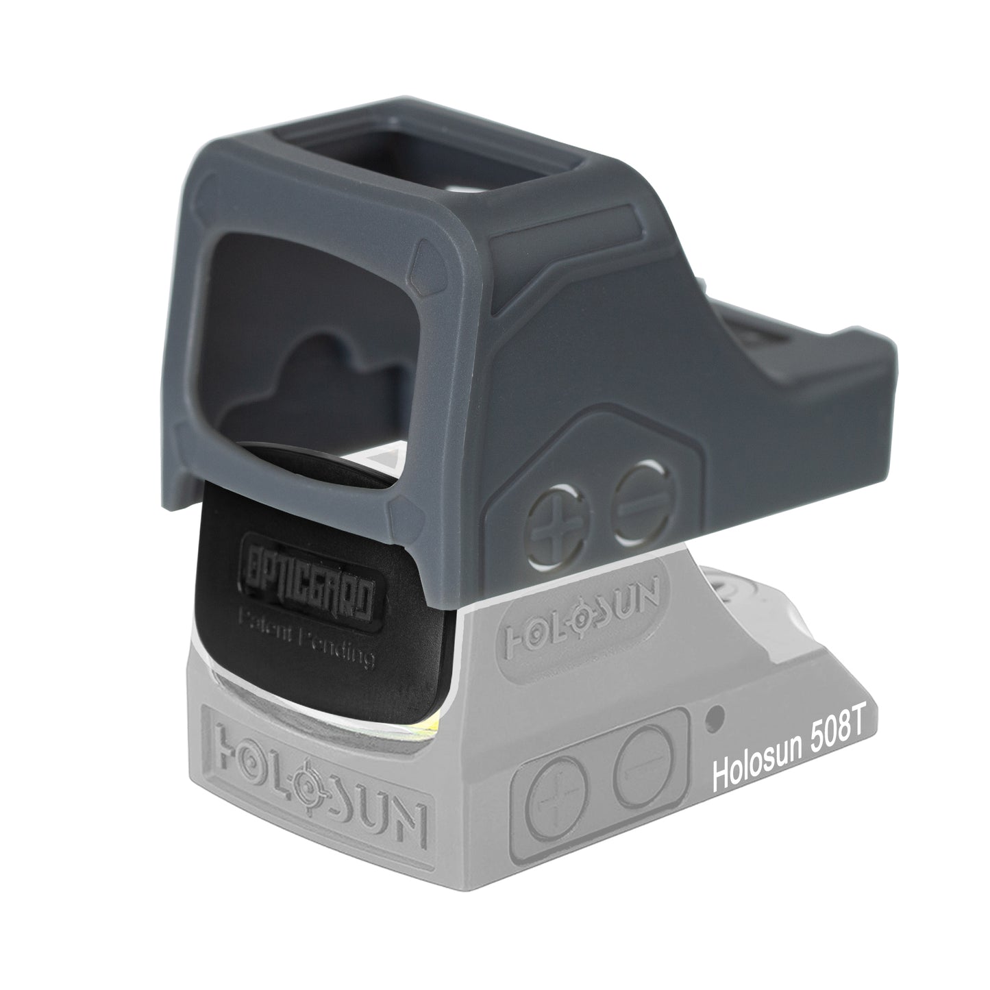 OpticGard Scope Cover for Holosun 508T Gunmetal Gray