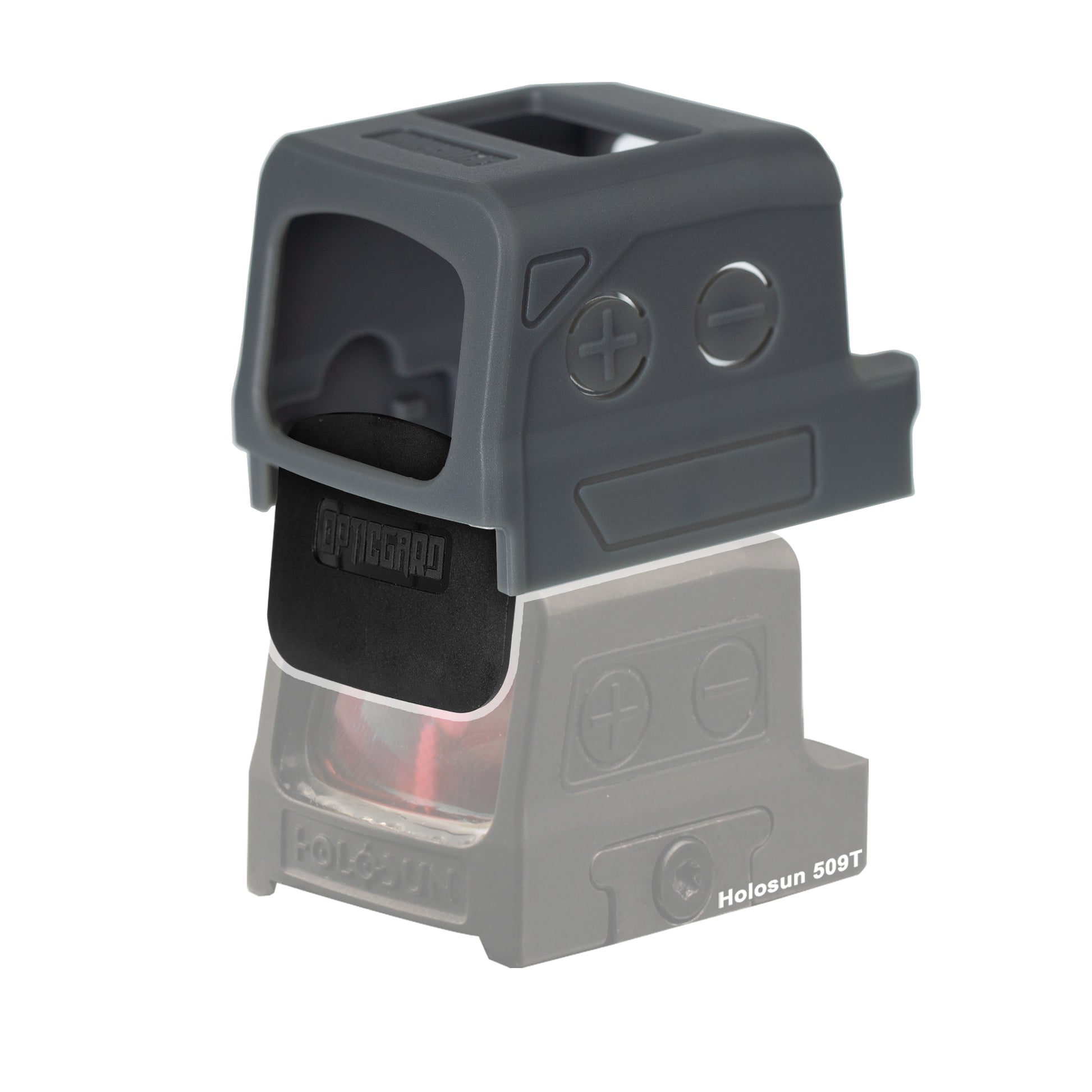 OpticGard Scope Cover for Holosun® 509T - OpticGard® Gunmetal Gray