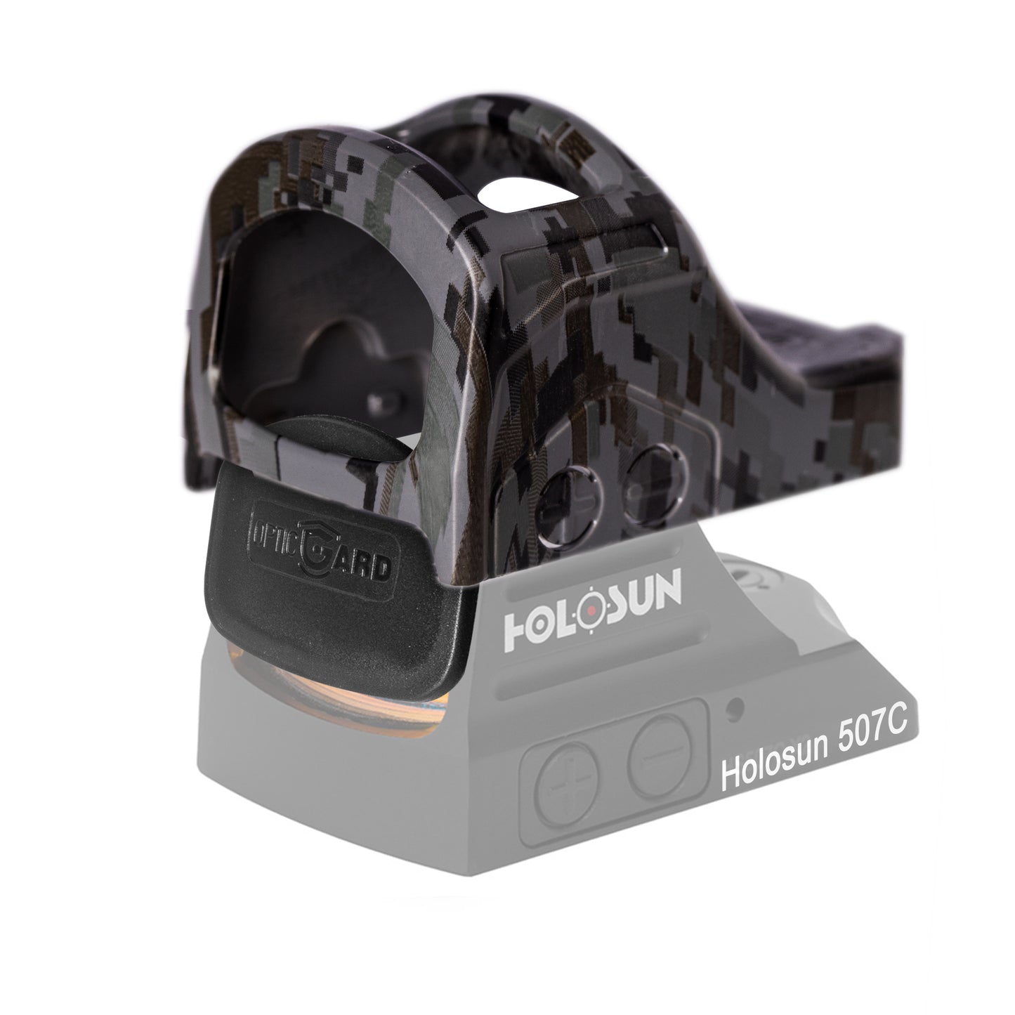 OpticGard Scope Cover for Holosun® 507C Gunmetal Gray Camo