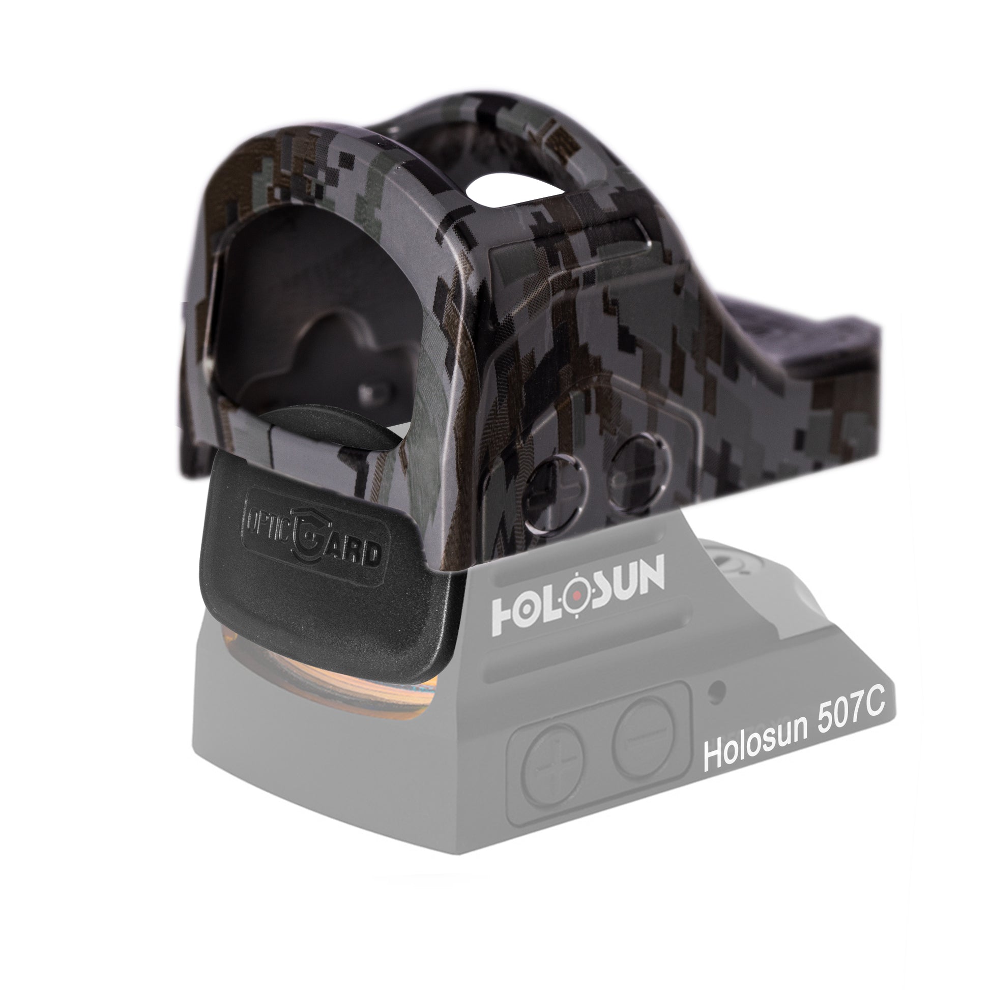 OpticGard Scope Cover for Holosun® 507C Gunmetal Gray Camo