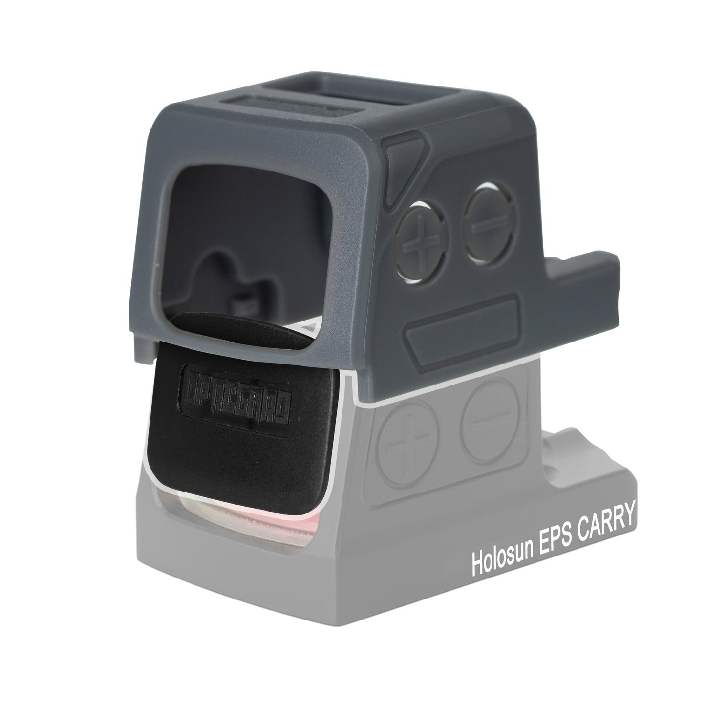 OpticGard Scope Cover for Holosun® EPS CARRY - OpticGard® Gunmetal Gray