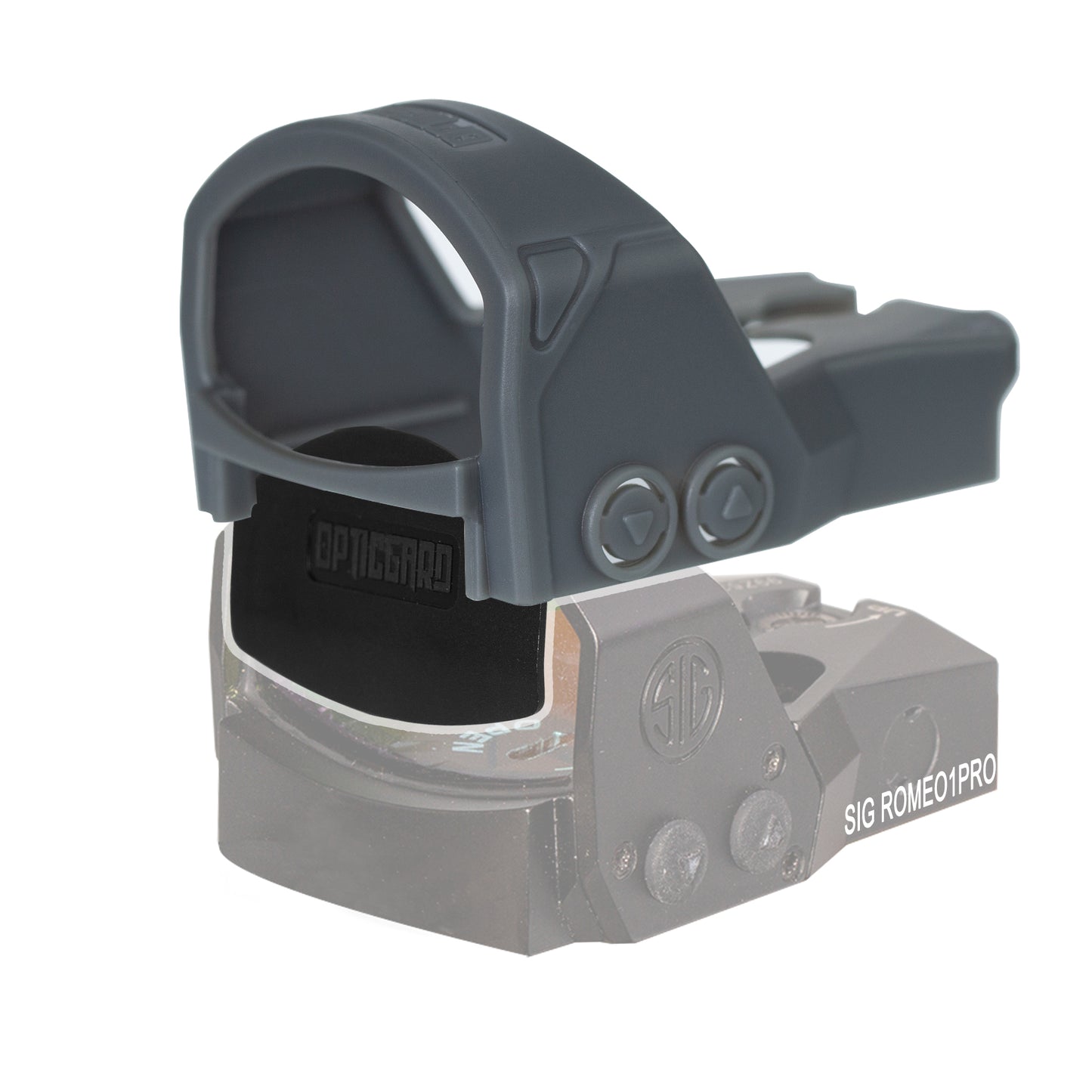 OpticGard Scope Cover for Sig Sauer® ROMEO1PRO Gunmetal Gray