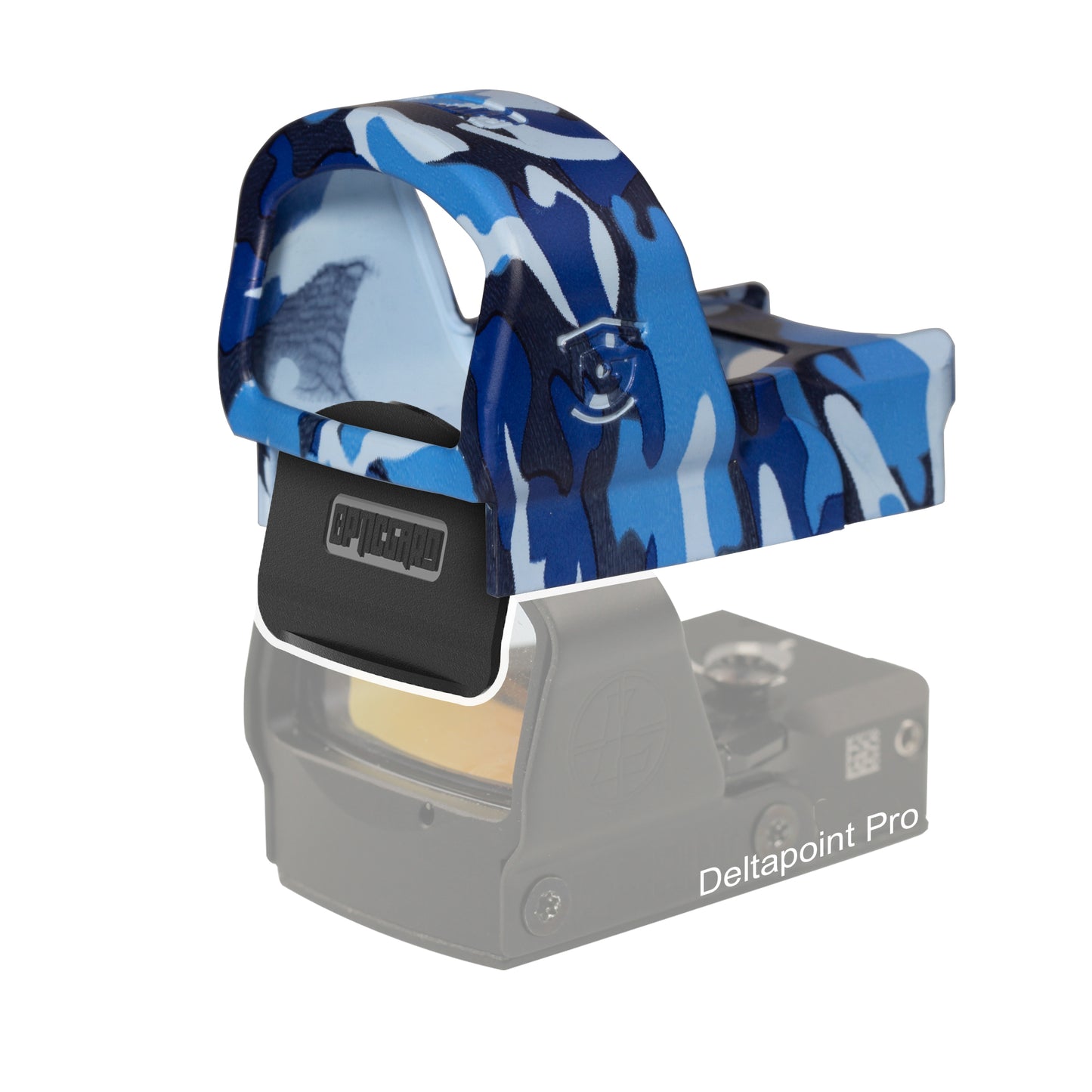 OpticGard Scope Cover for Leupold DeltaPoint Pro Navy Blue Camo Cover